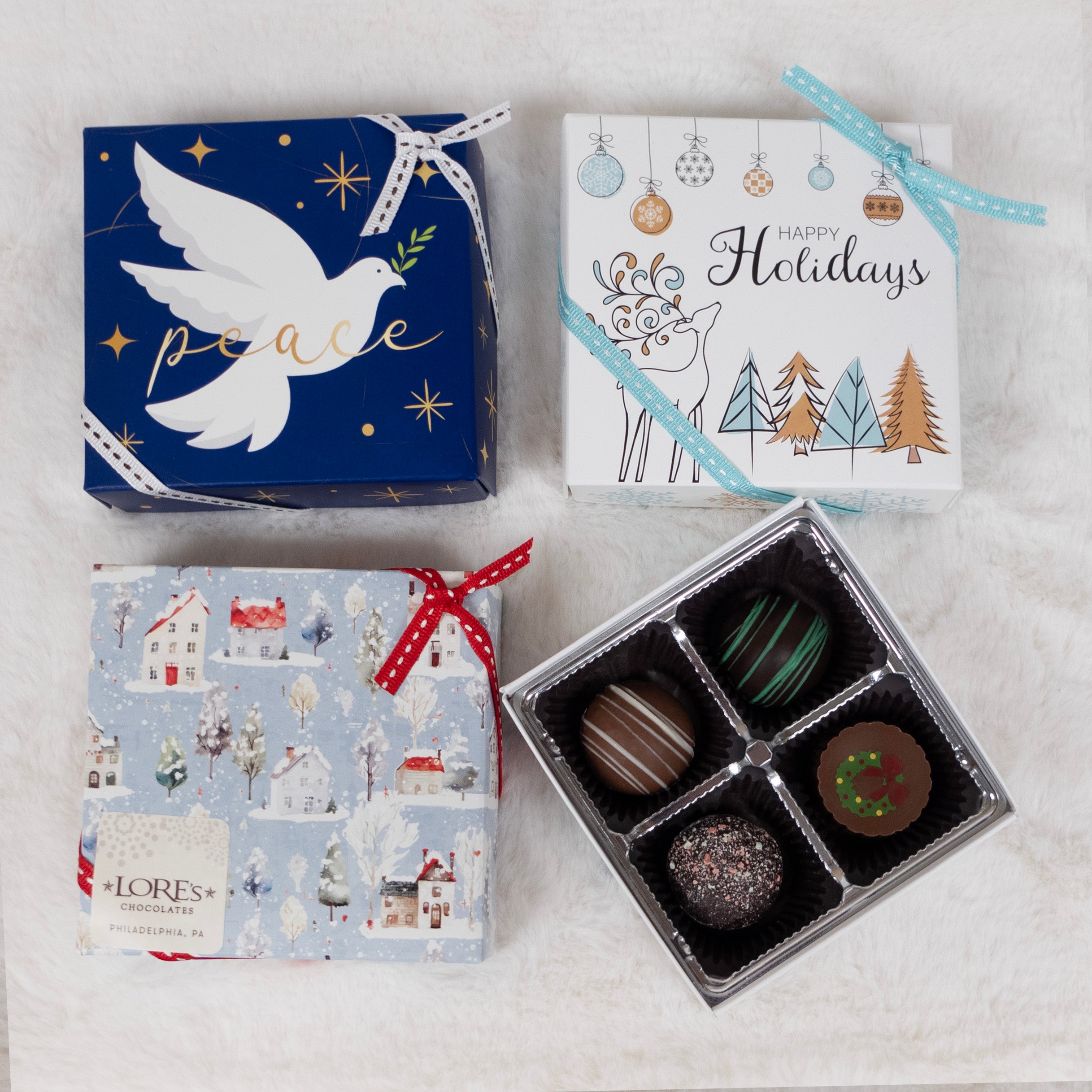 Christmas Truffle Gift Box - 4 piece