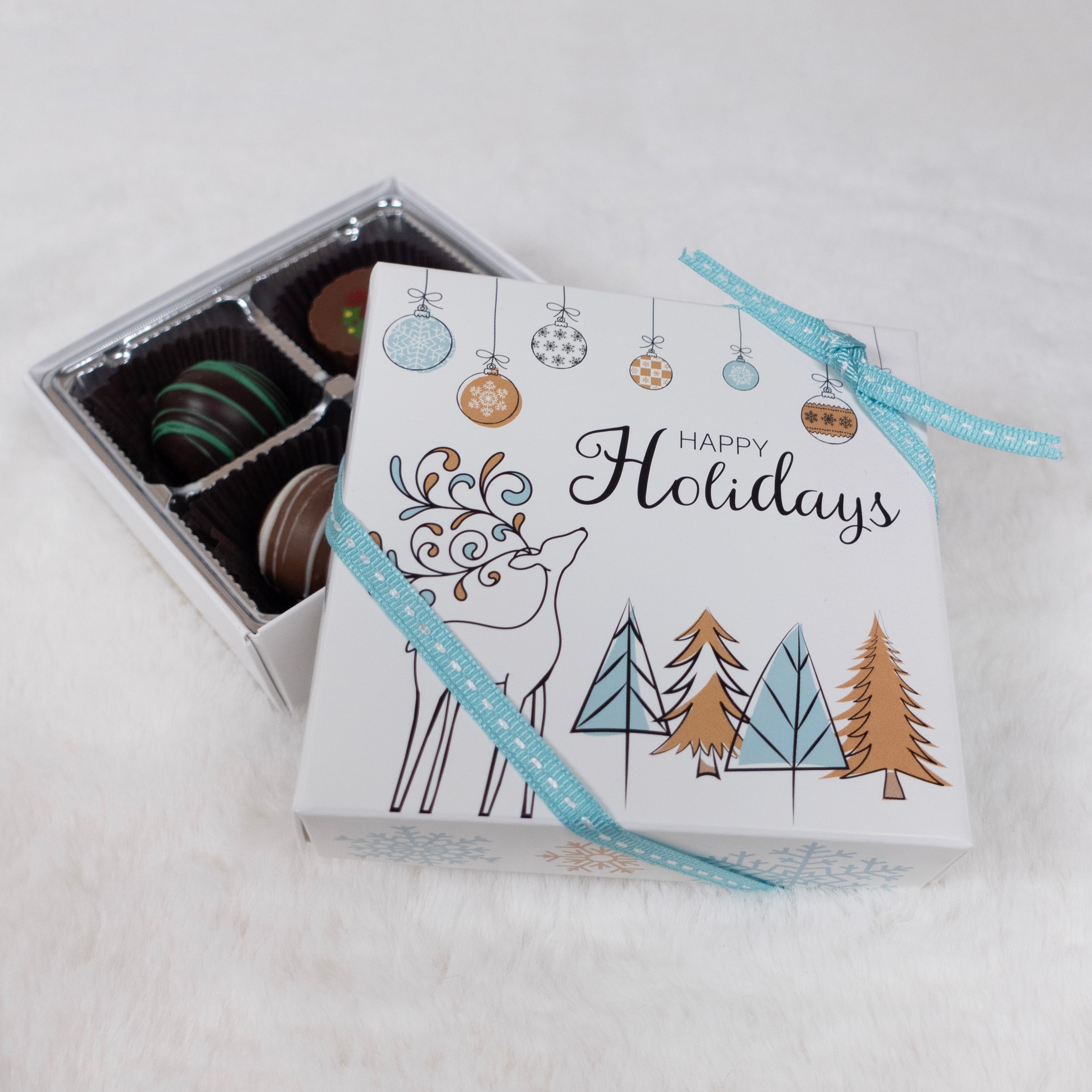 Christmas Truffle Gift Box - 4 piece