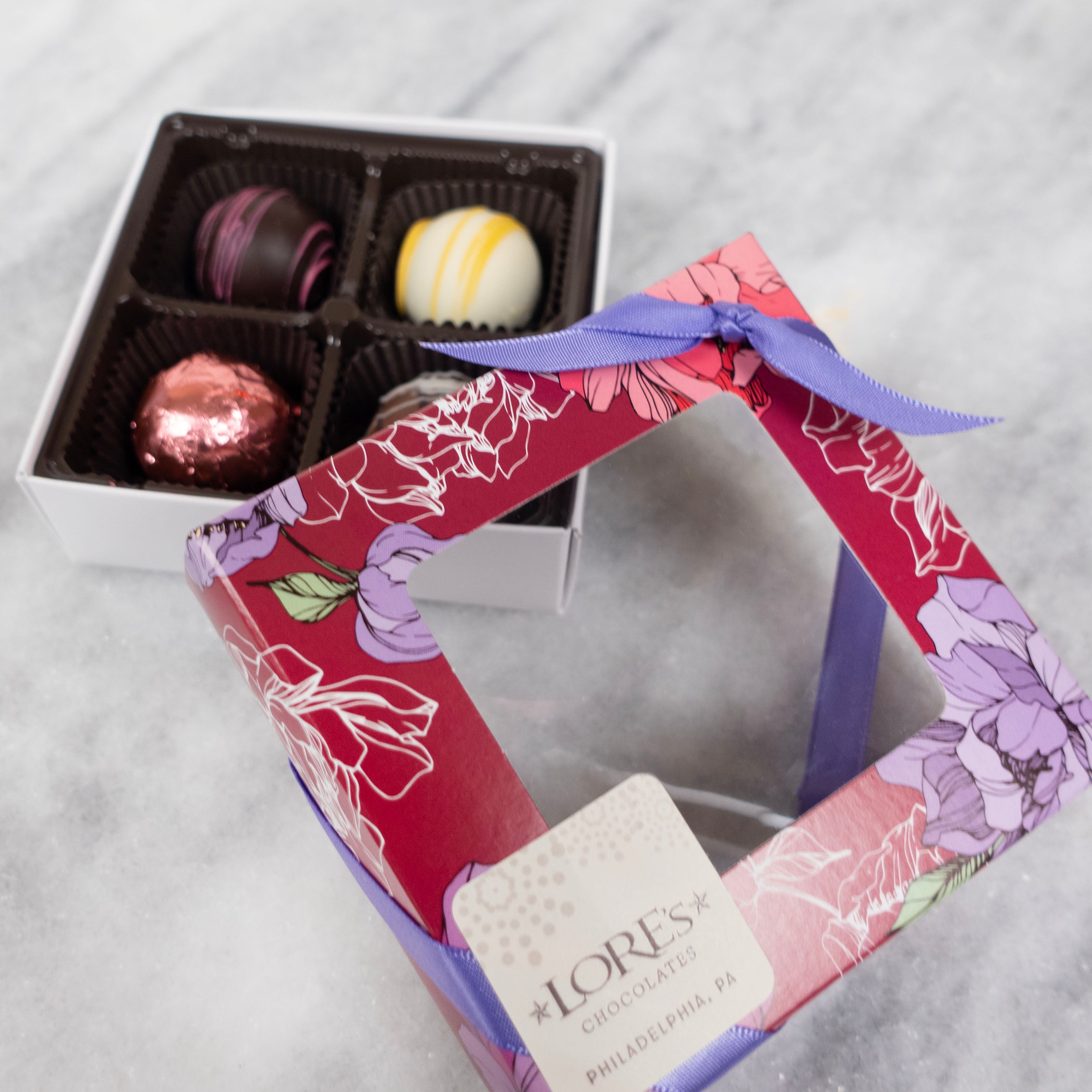 Four Piece Truffle Gift Box