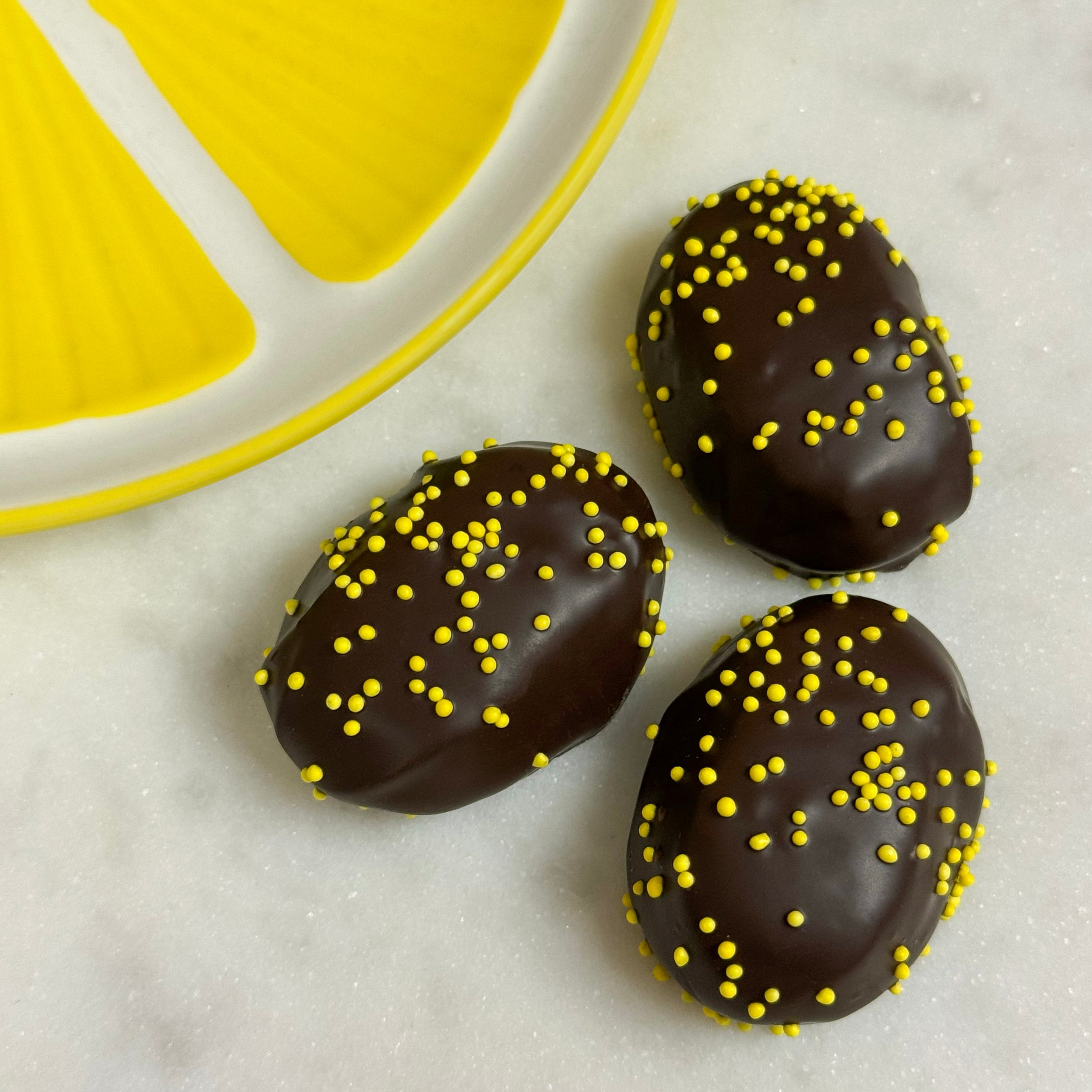 Dark Chocolate Lemon Creams