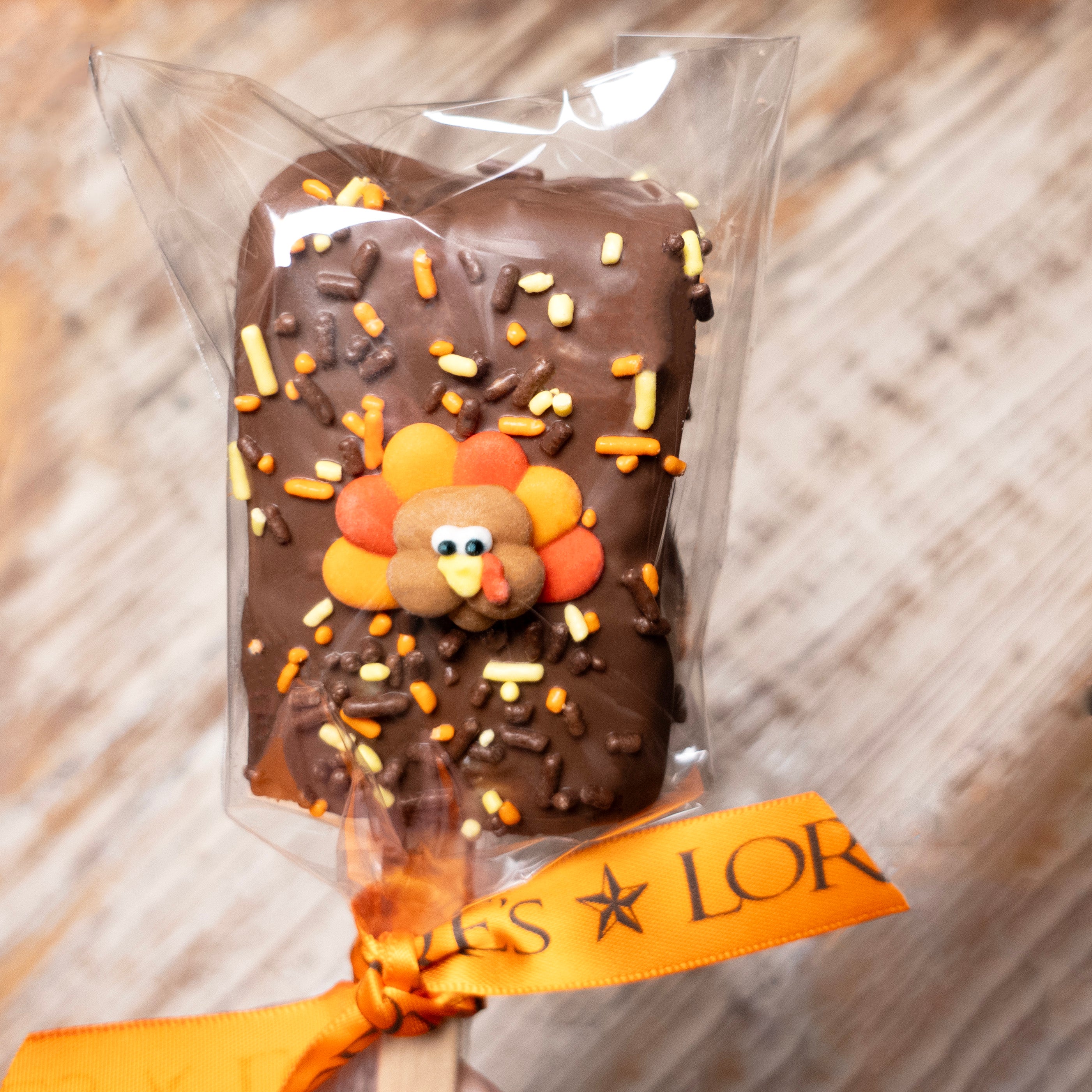 Thankgiving Rice Krispie Pop