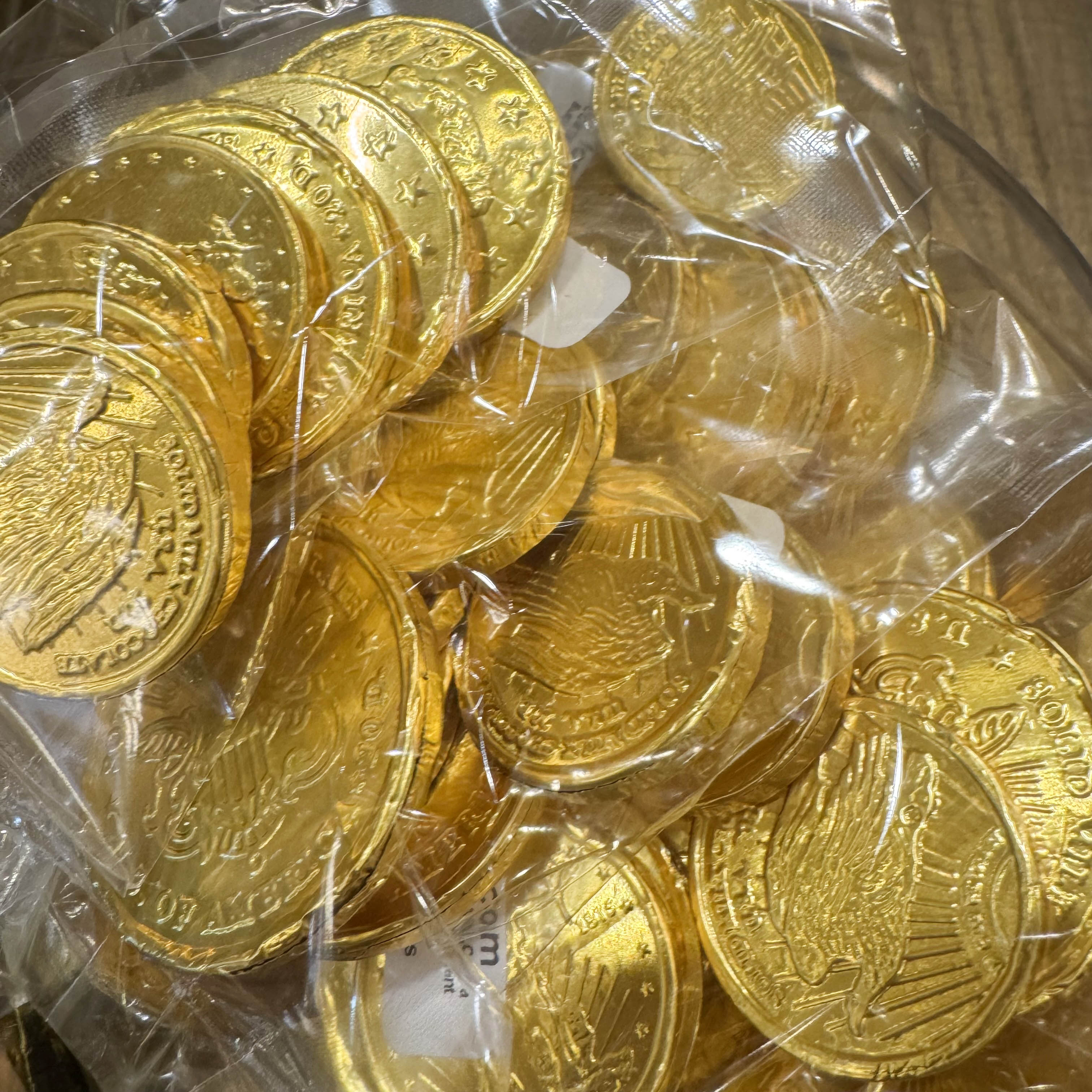 Gold Foiled Coins