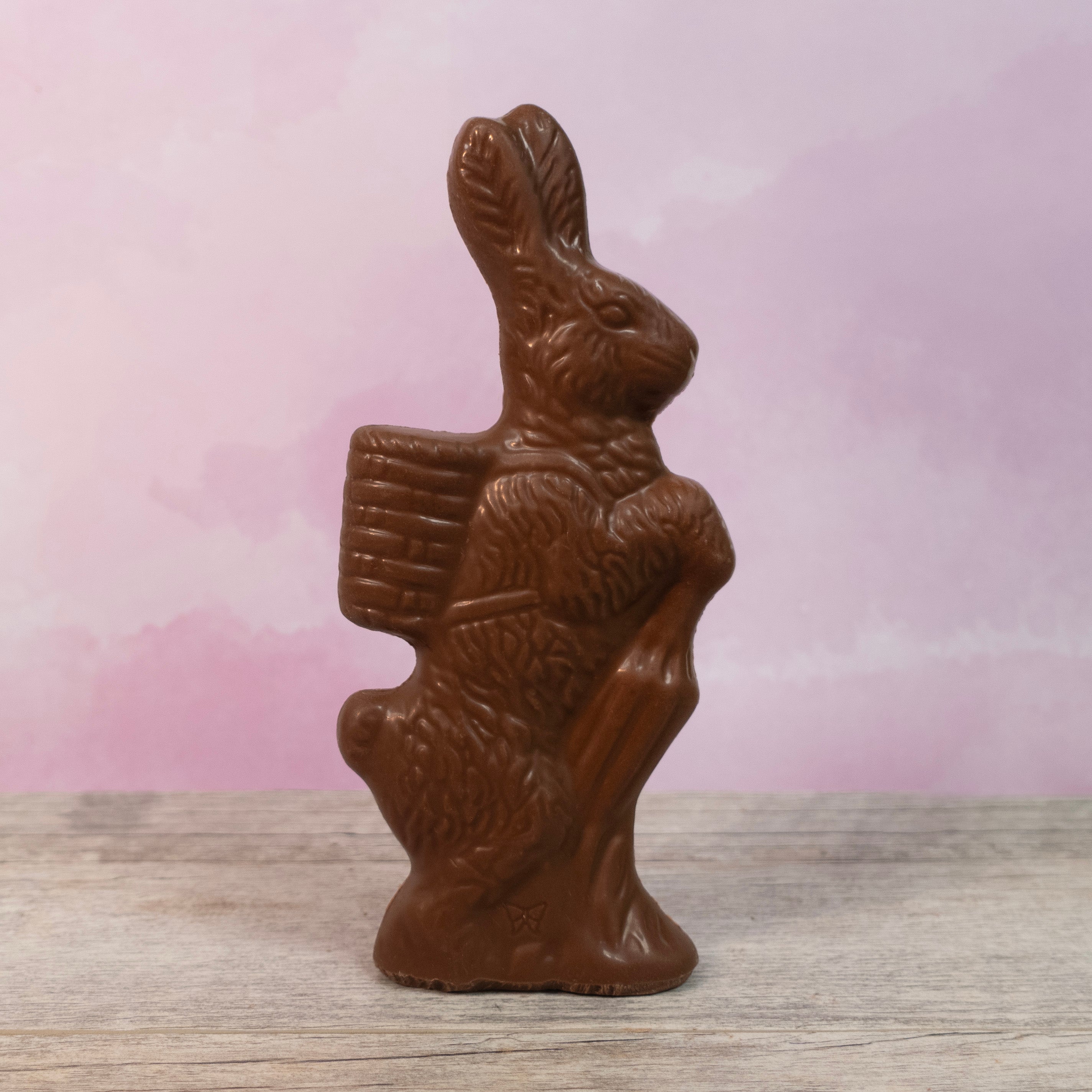 Milk Lore's Chocolates parasol 5 oz solid chocolate easter bunny