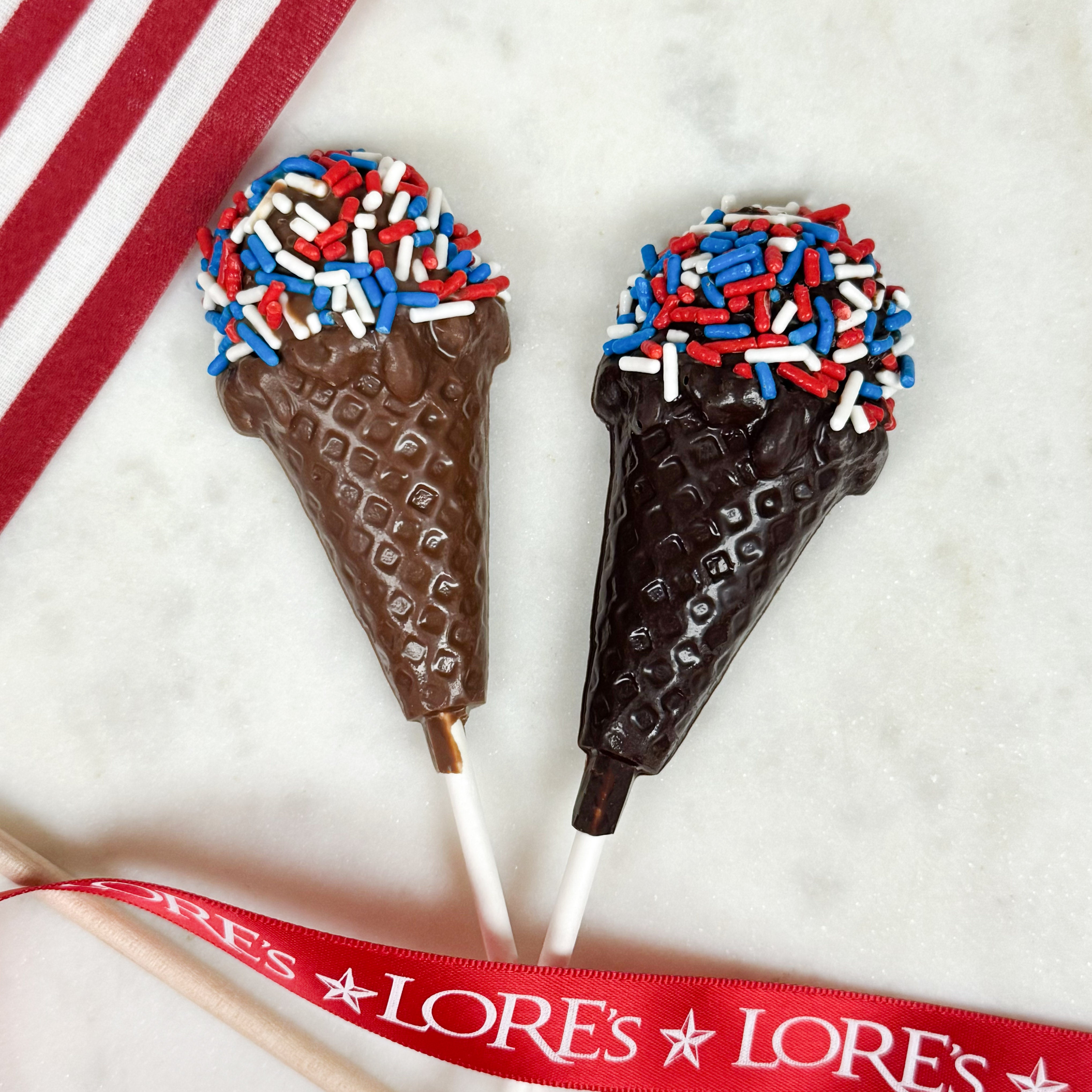 Patriotic Ice Cream Pop