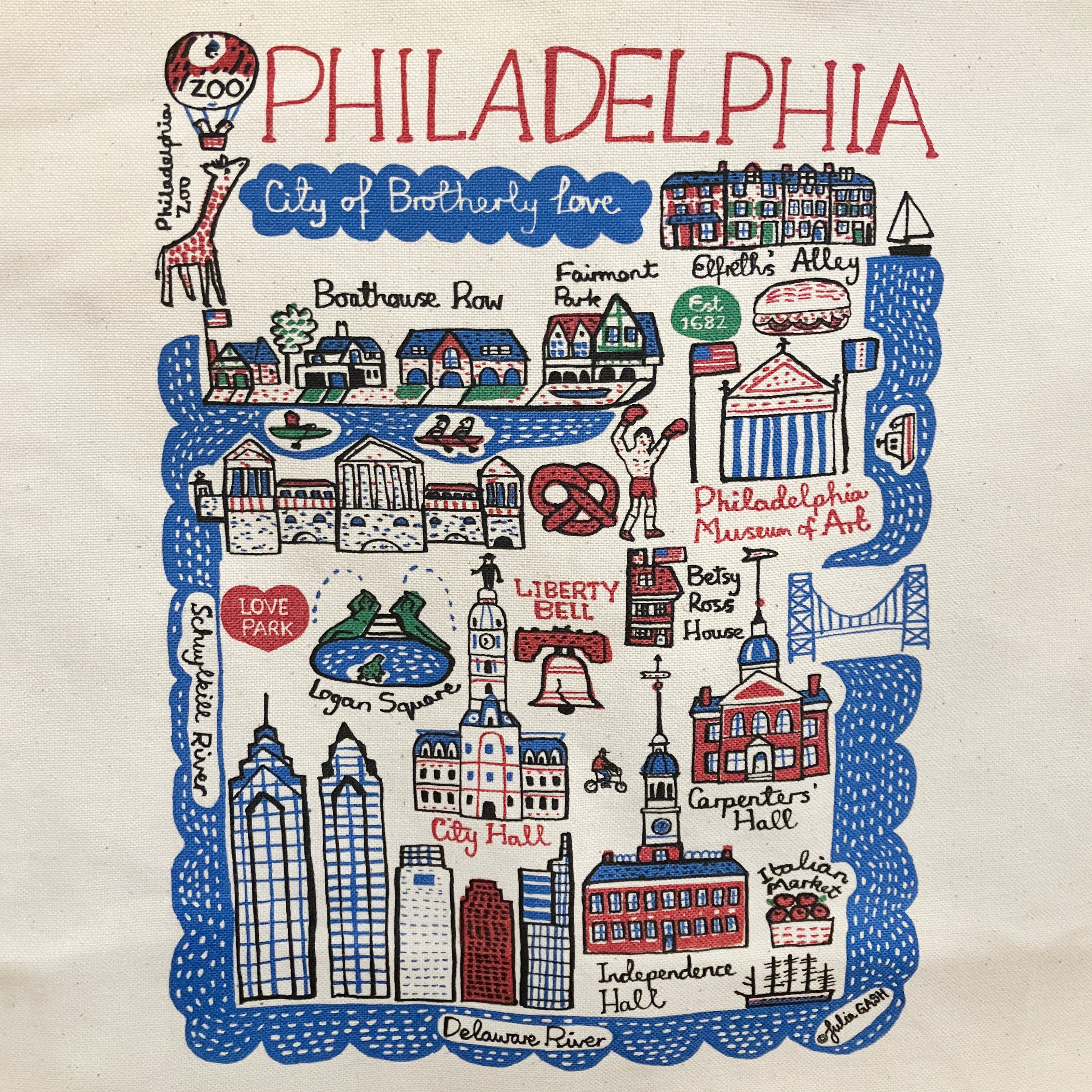 Philadelphia Icons Baby Onesie - Orangic Cotton