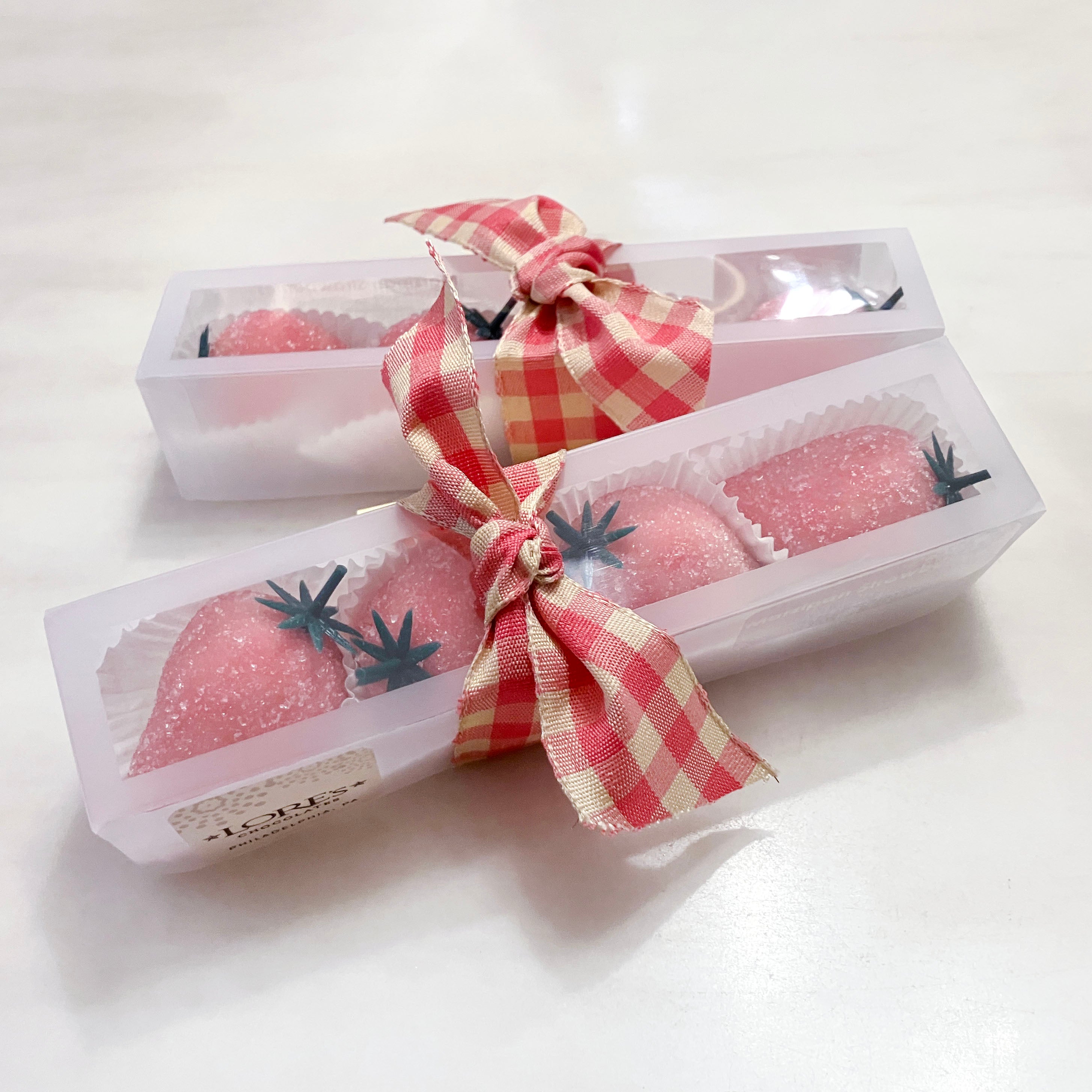 Marzipan Strawberries