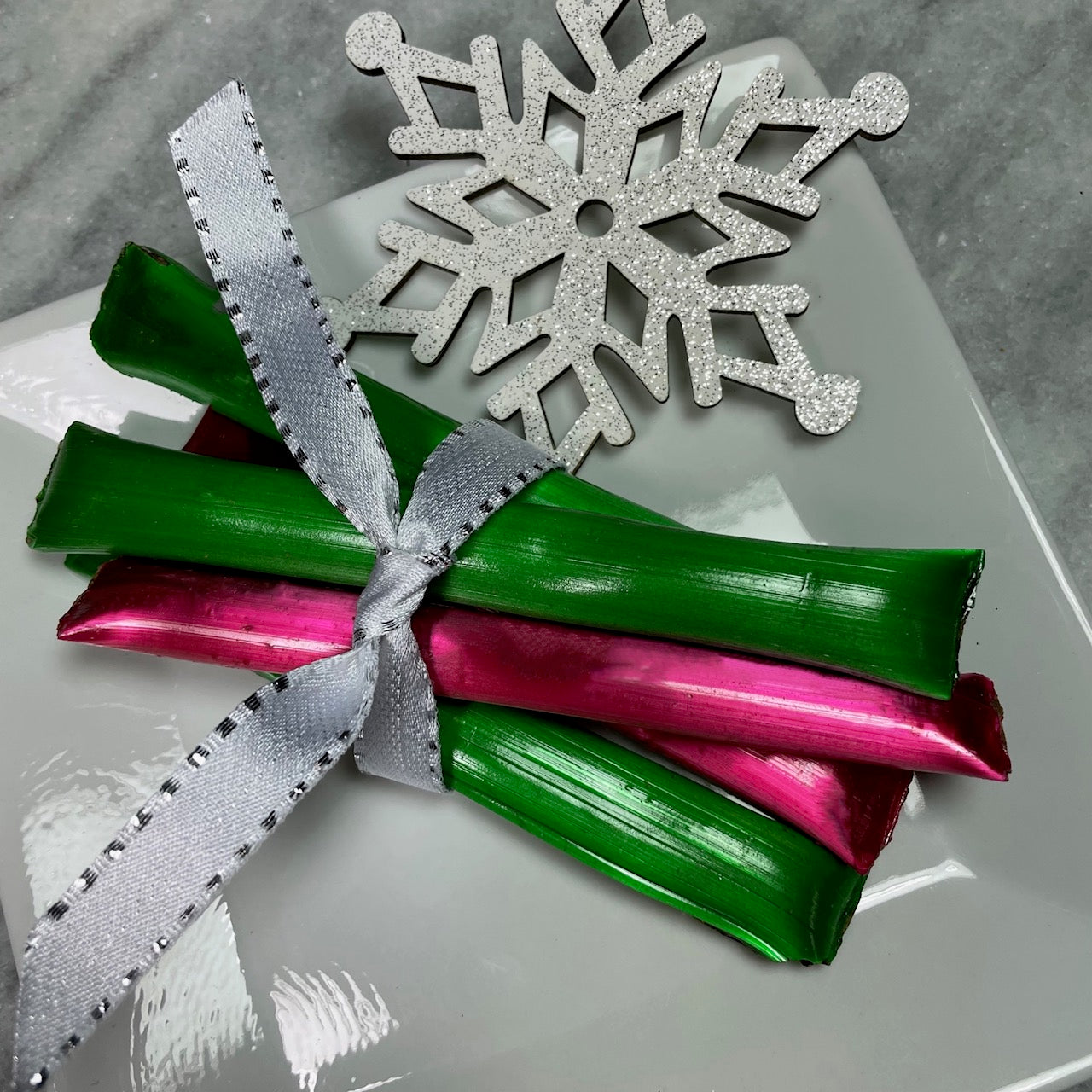 Chocolate filled straws-old fasioned christmas candy-holiday hard candy-best christmas hard candy