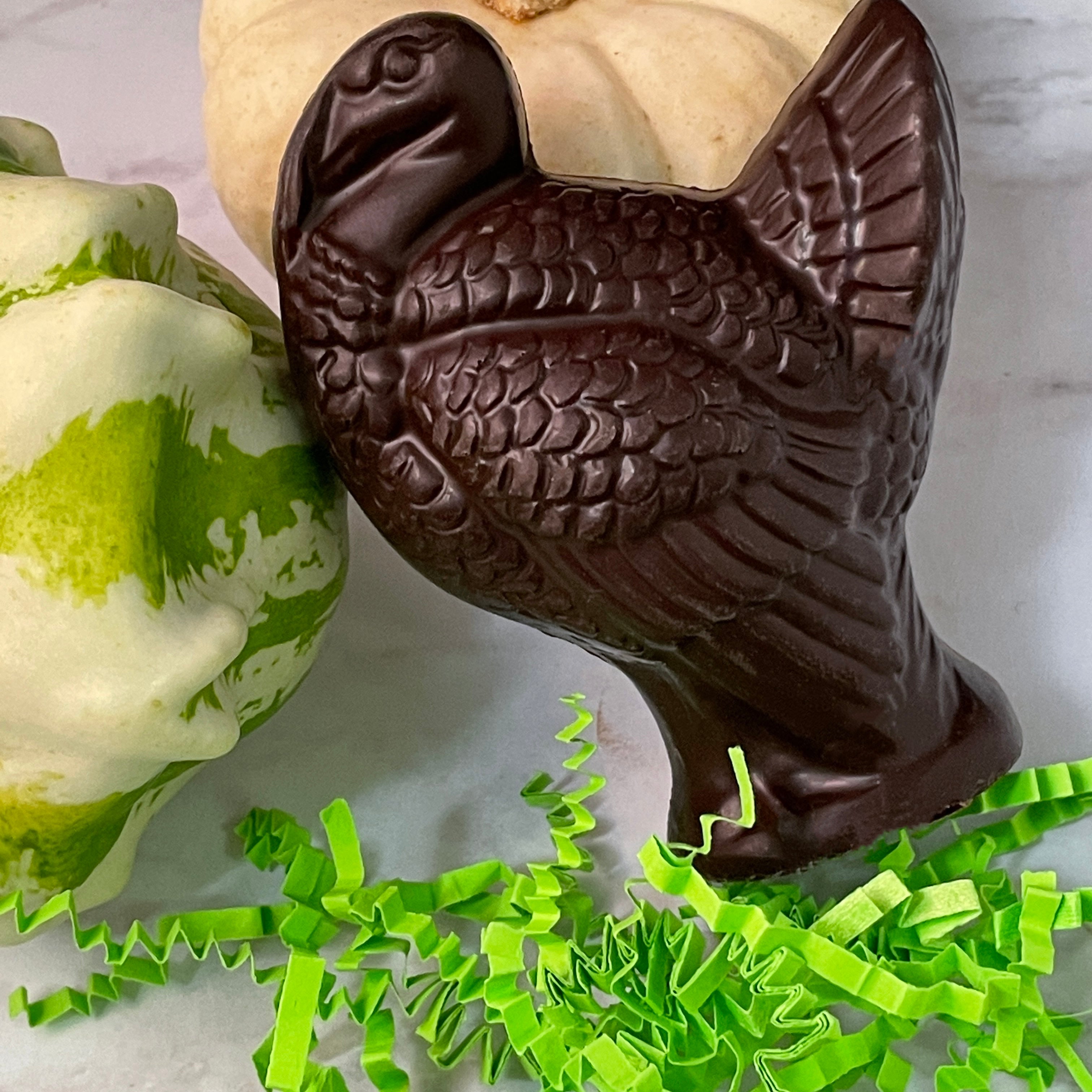 dark chocolate turkey-semi solid-place setting size