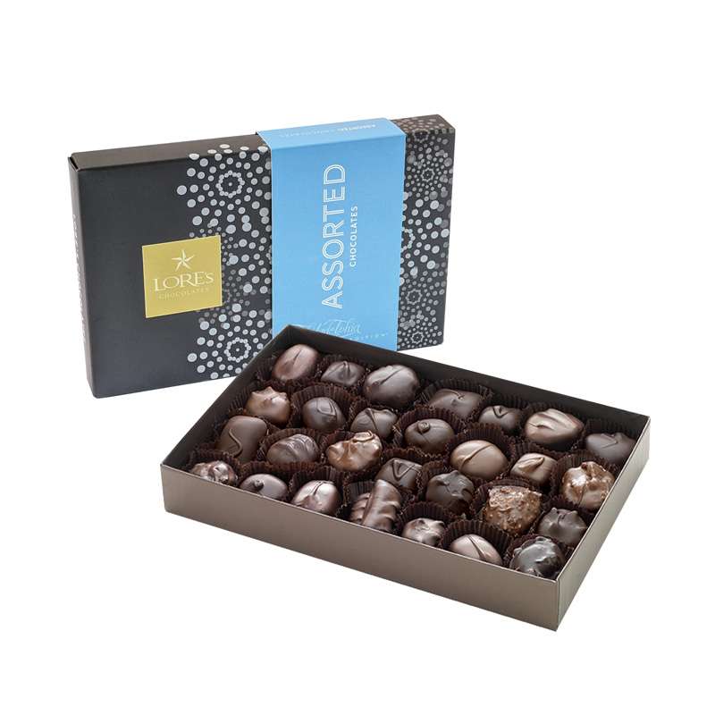 Classic assortment of artisan philadelphia chocolates! made local in lore's chocolate factory