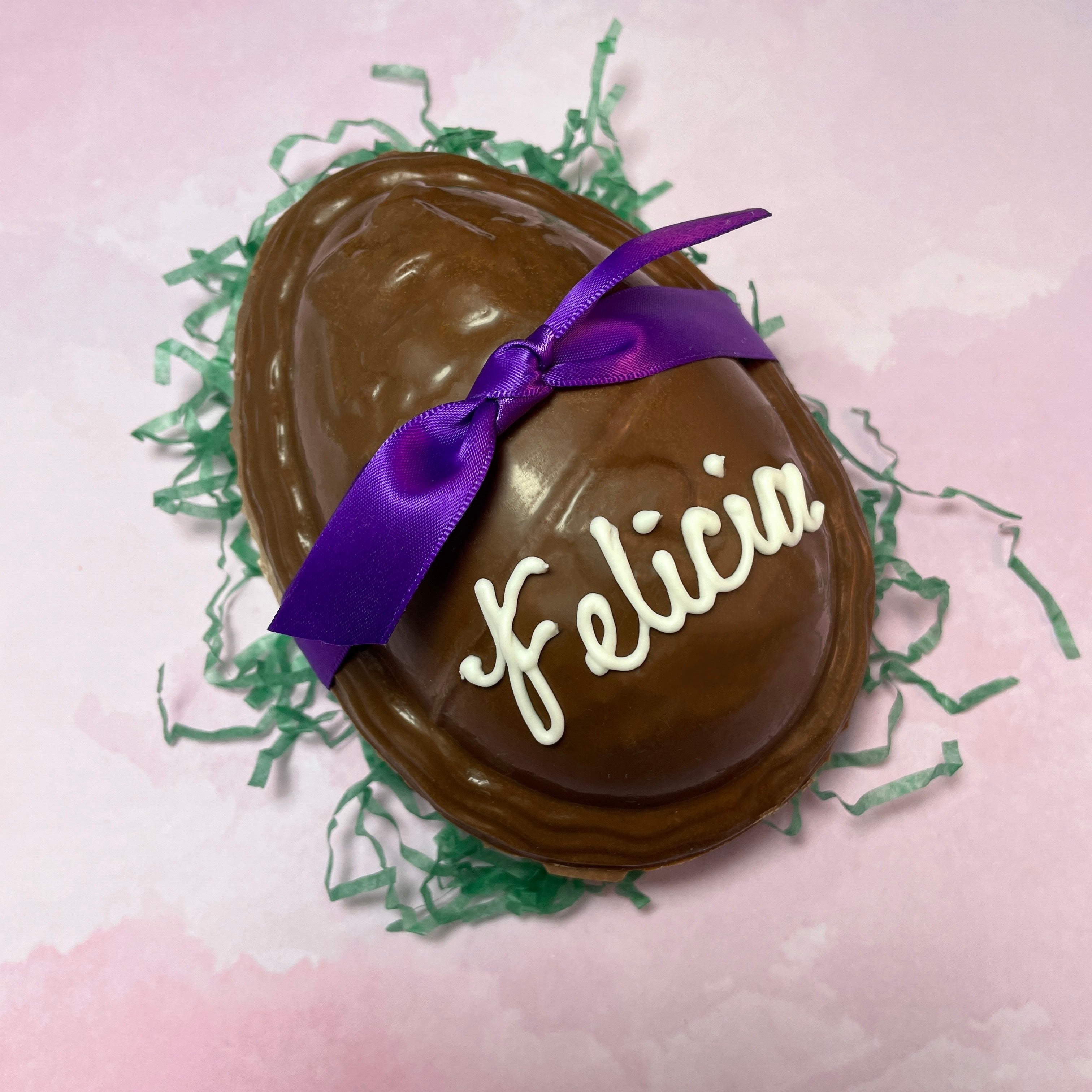Continuing an Easter Tradition: Chocolate Eggs with Custom Names... and it's FREE!