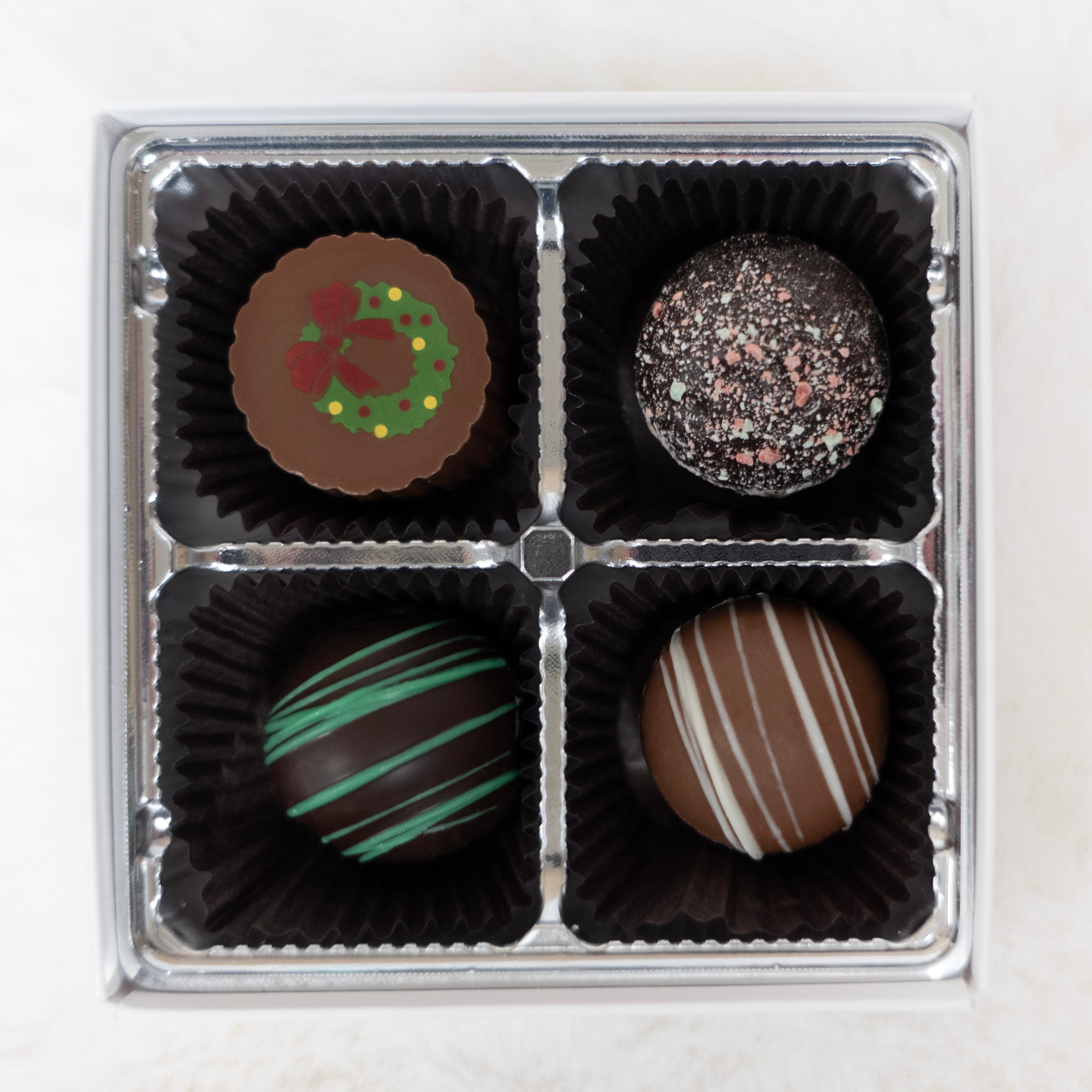 Christmas Truffle Gift Box - 4 piece