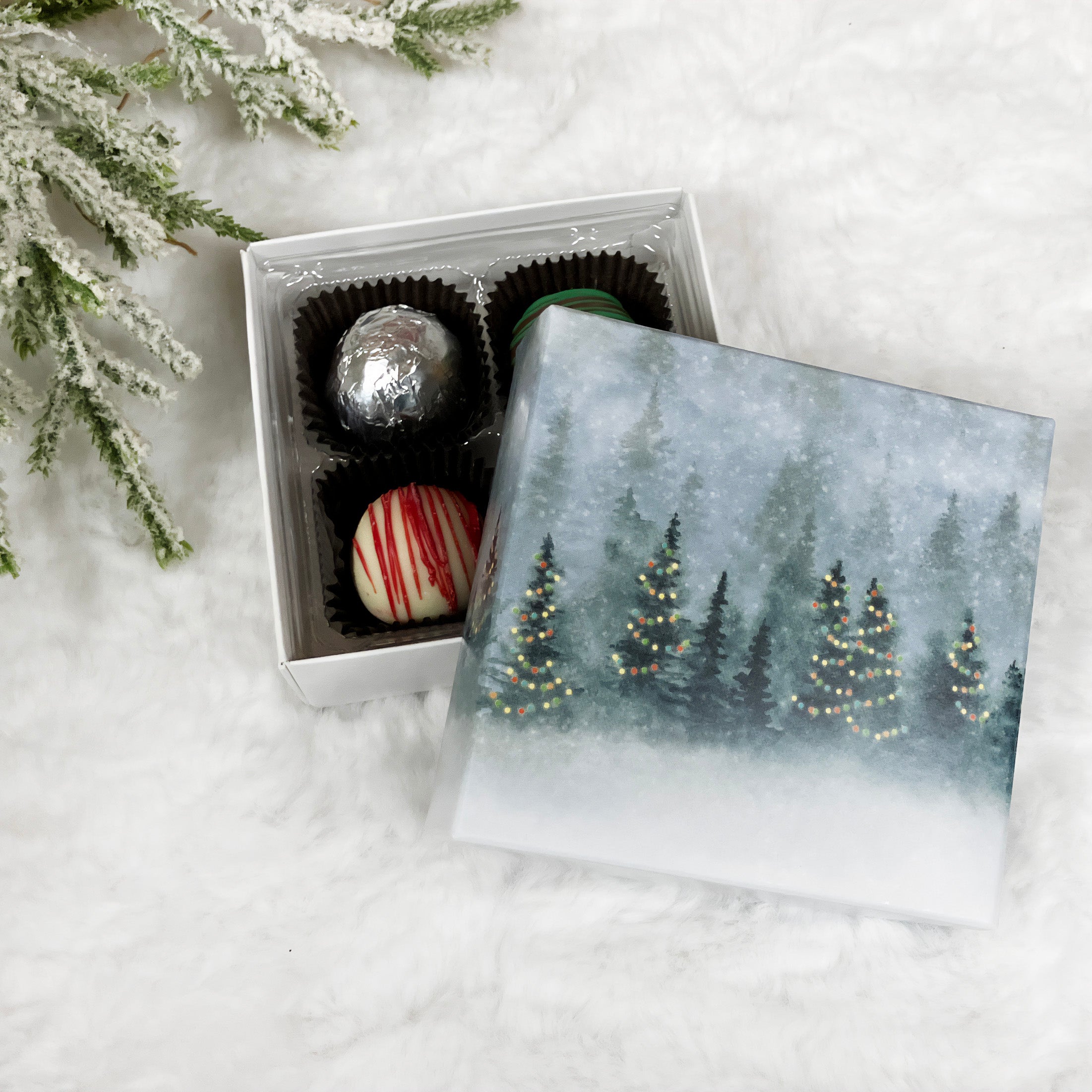 Christmas Truffle Gift Box - 4 piece