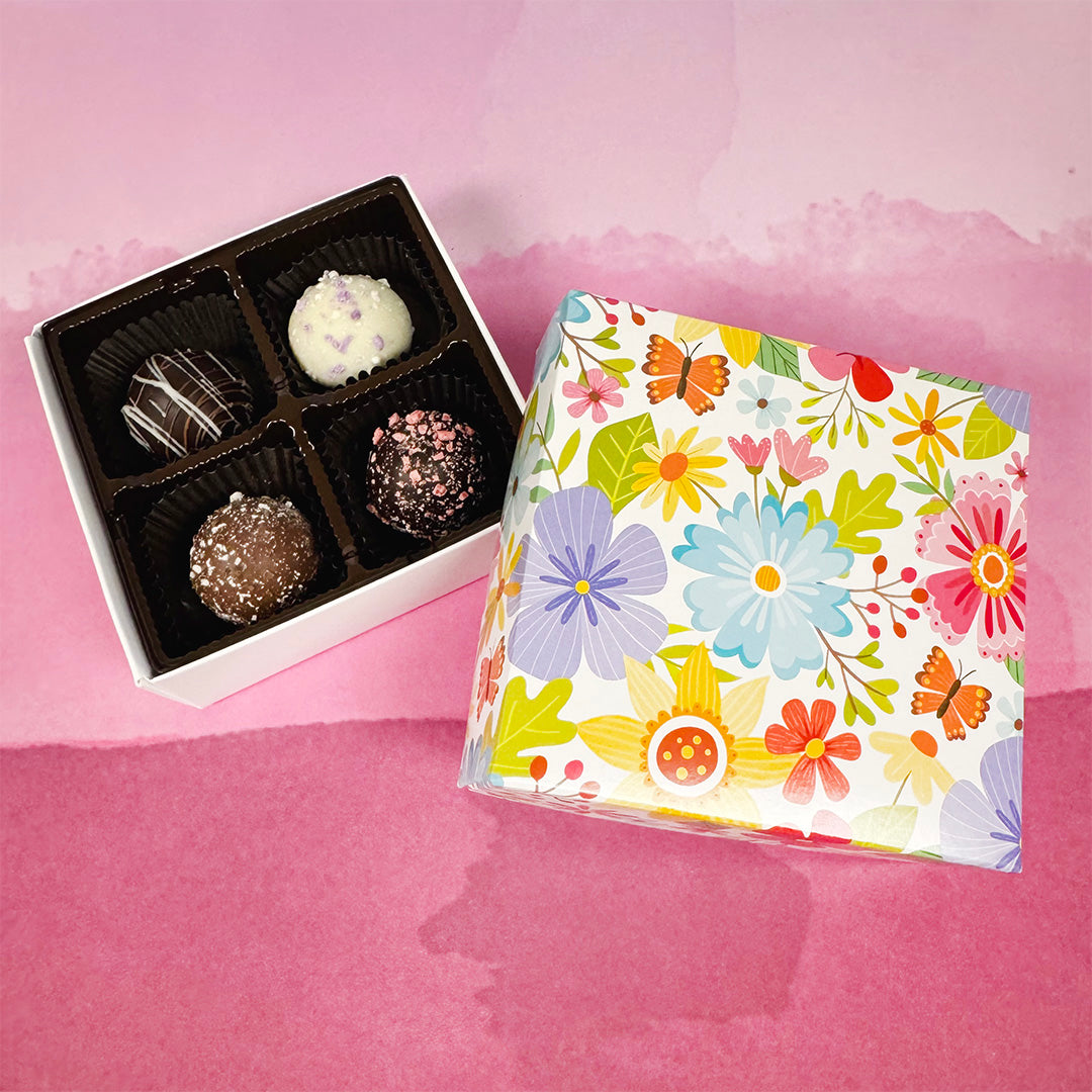 Spring Truffle Gift Box 4 Pack