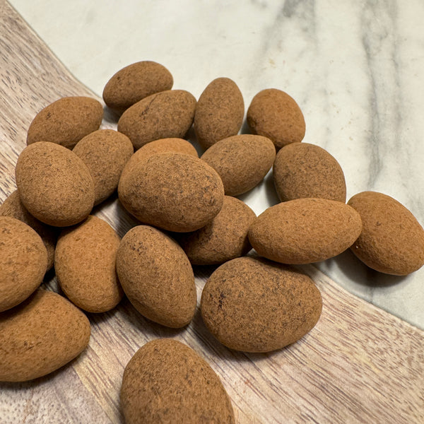 Cocoa Dusted Dark Chocolate Truffle Almonds