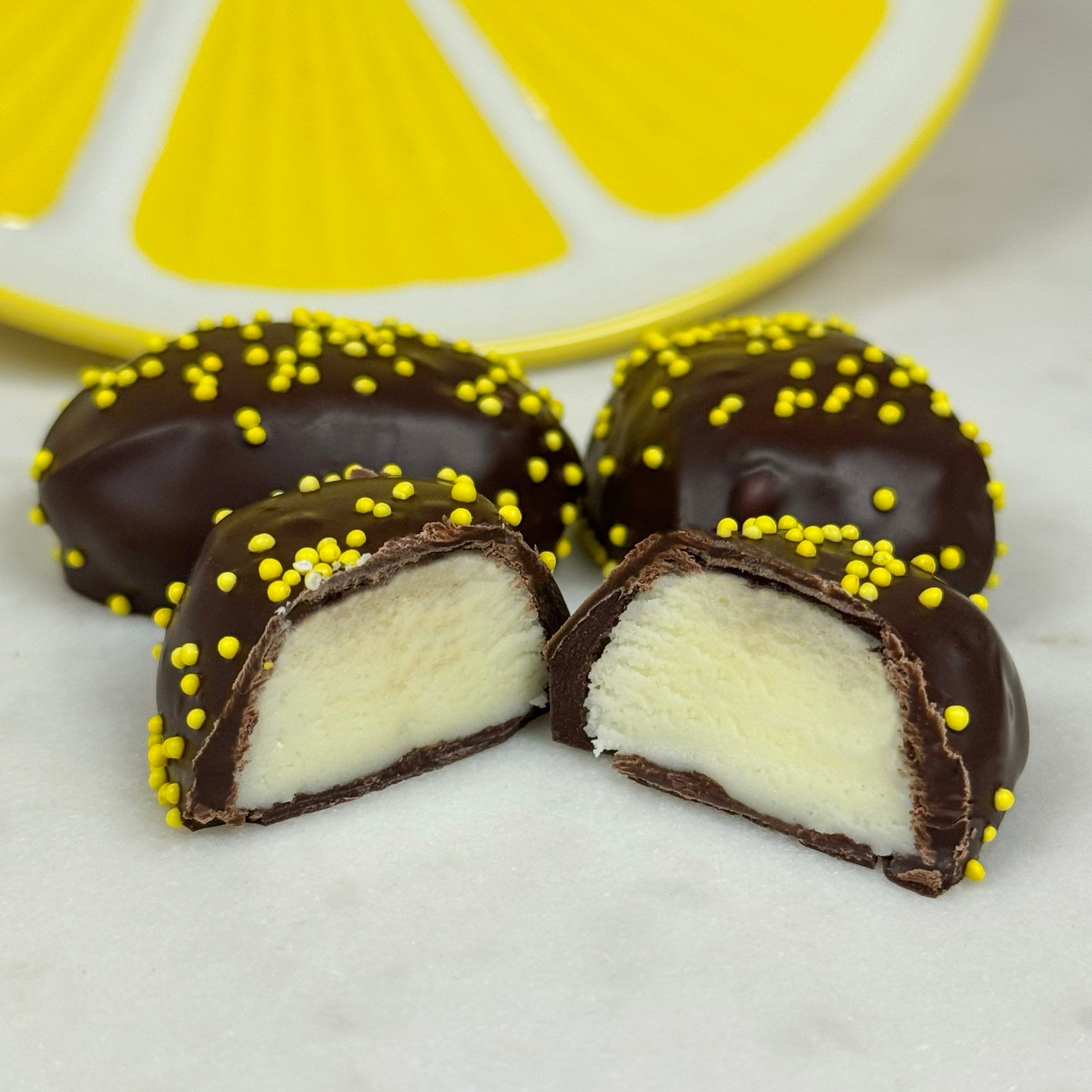 Dark Chocolate Lemon Creams