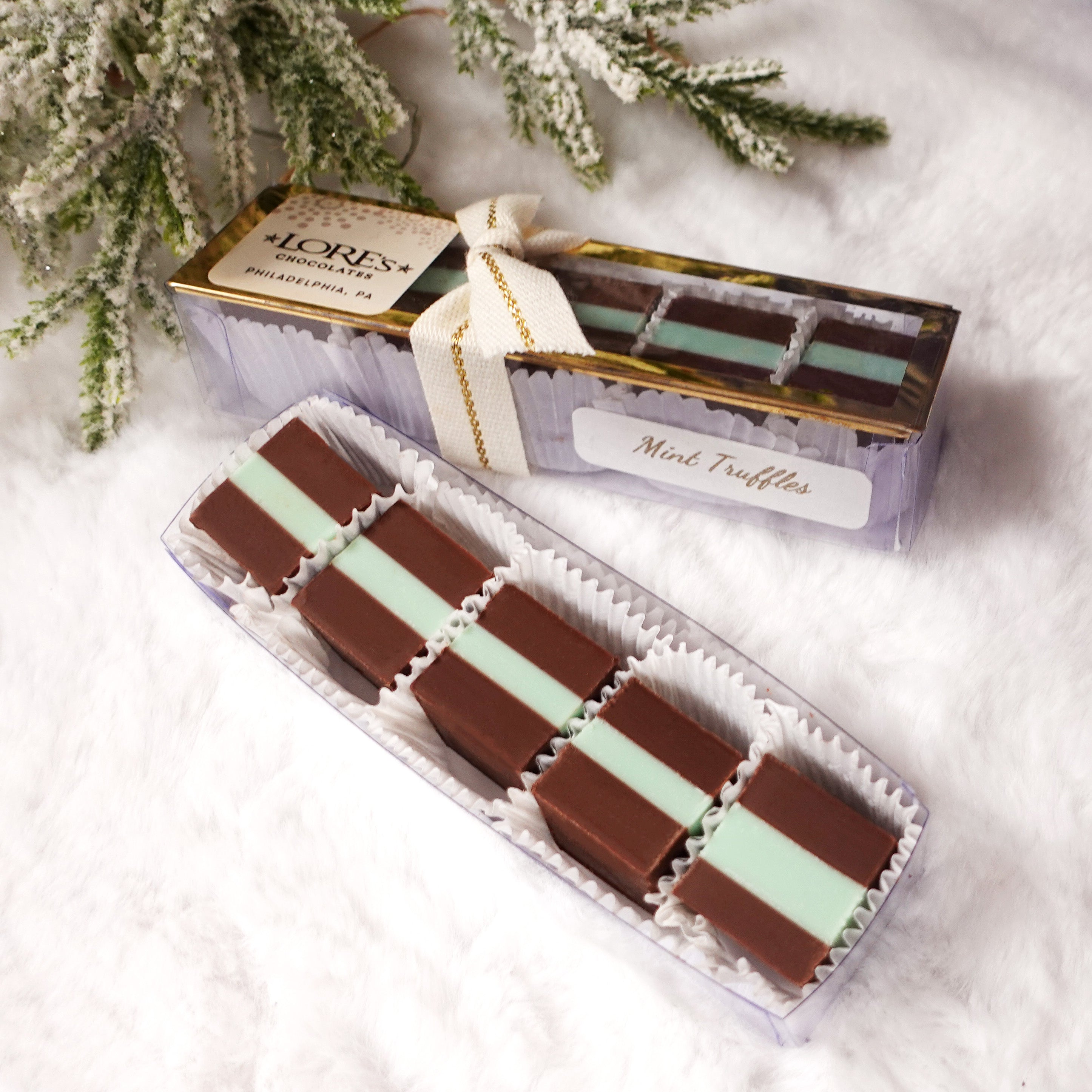 Holiday Mint Truffles