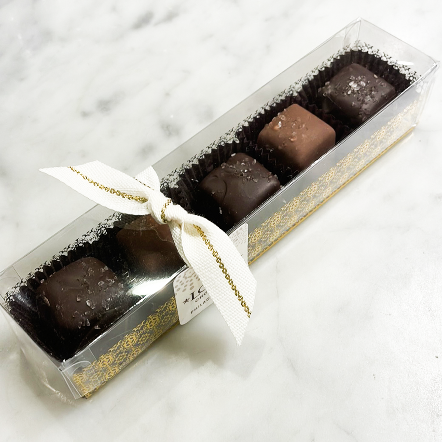 Sea Salt Caramels - Assorted 5 Piece Gift Box