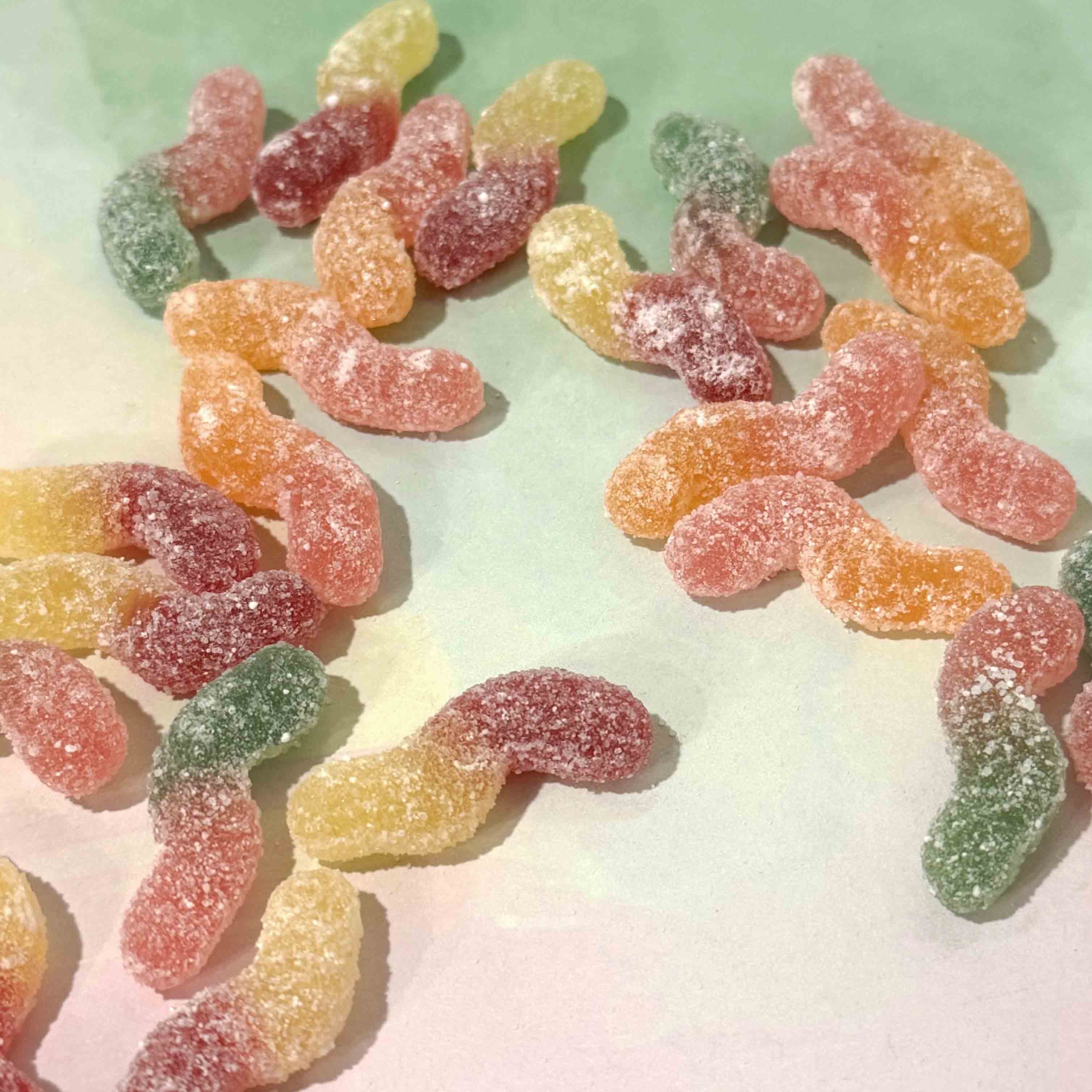 Tiny Natural Sour Gummy Worms