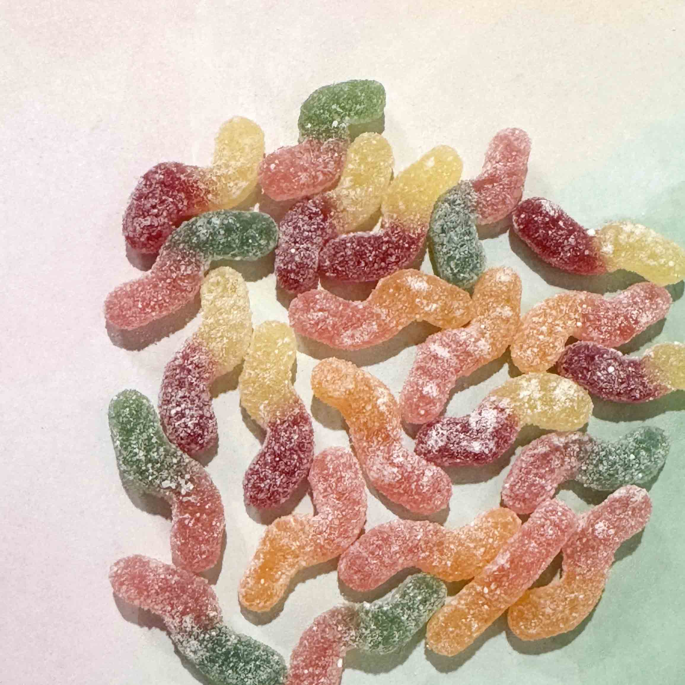 Tiny Natural Sour Gummy Worms