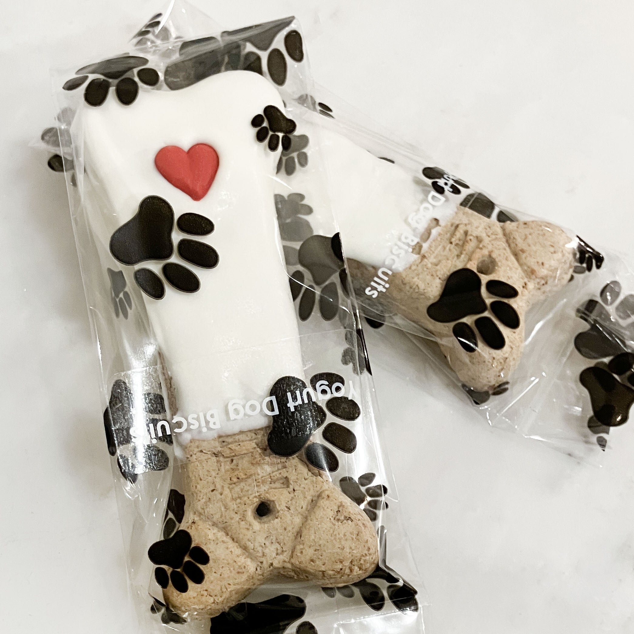 Yogurt Dipped Dog Treat Biscuits