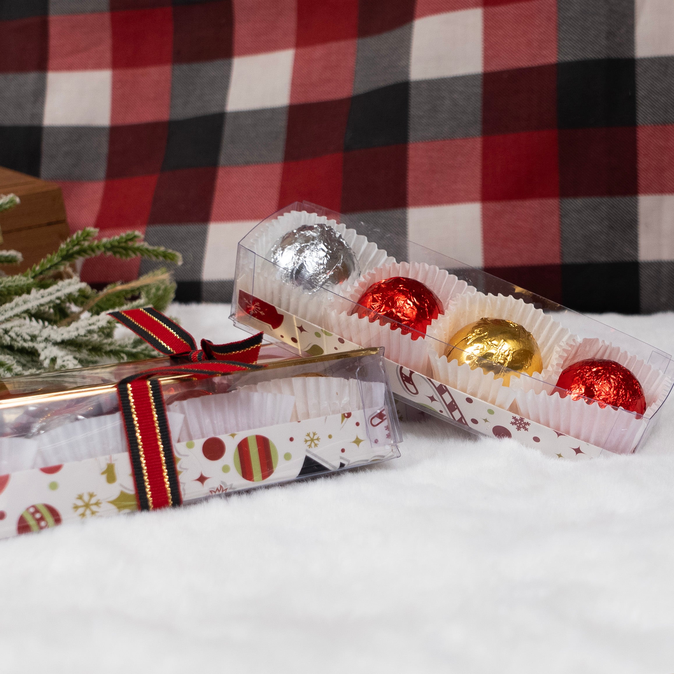 Assorted Foiled Truffles - Christmas Gift Box