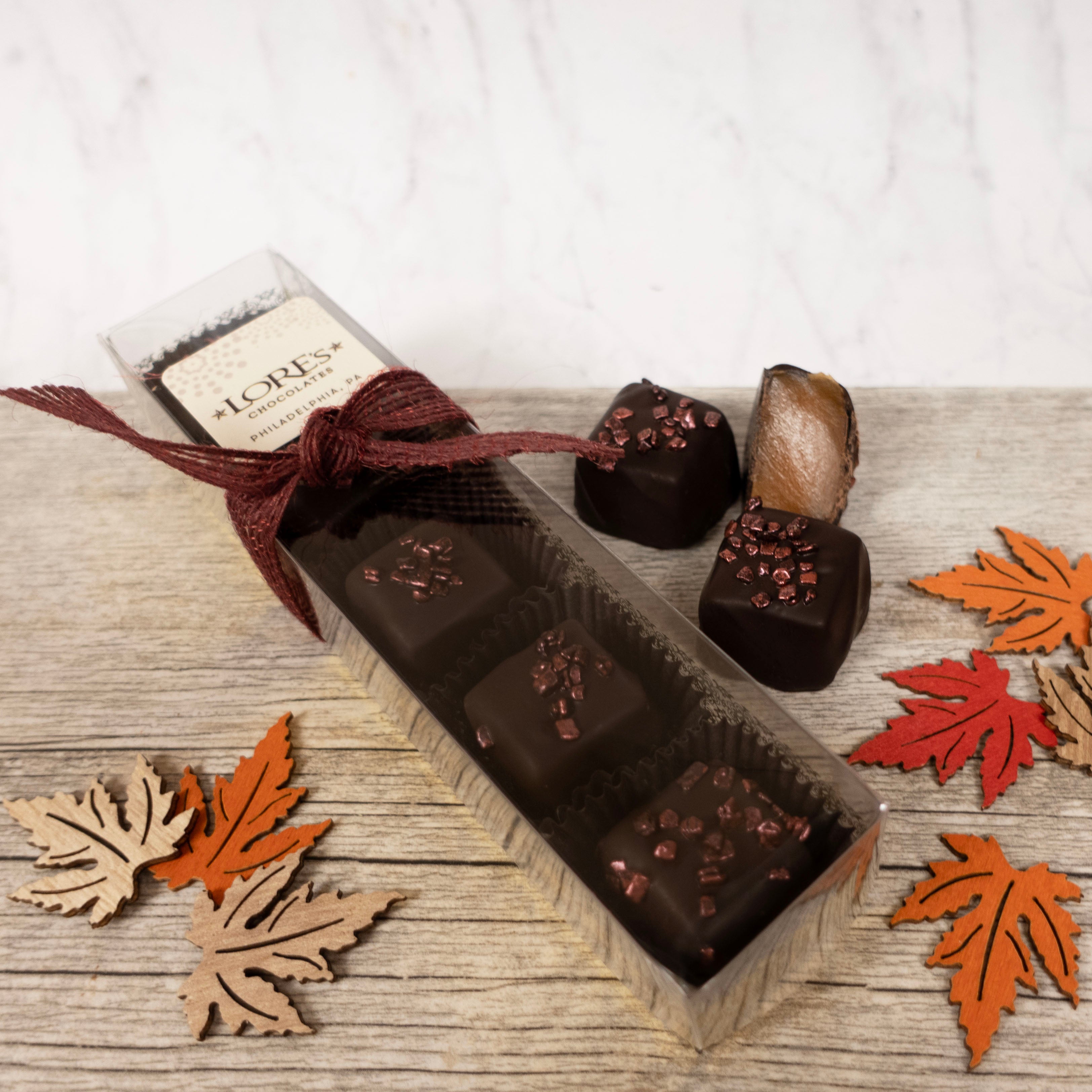 Dark Chocolate Bourbon Caramels 5 pack