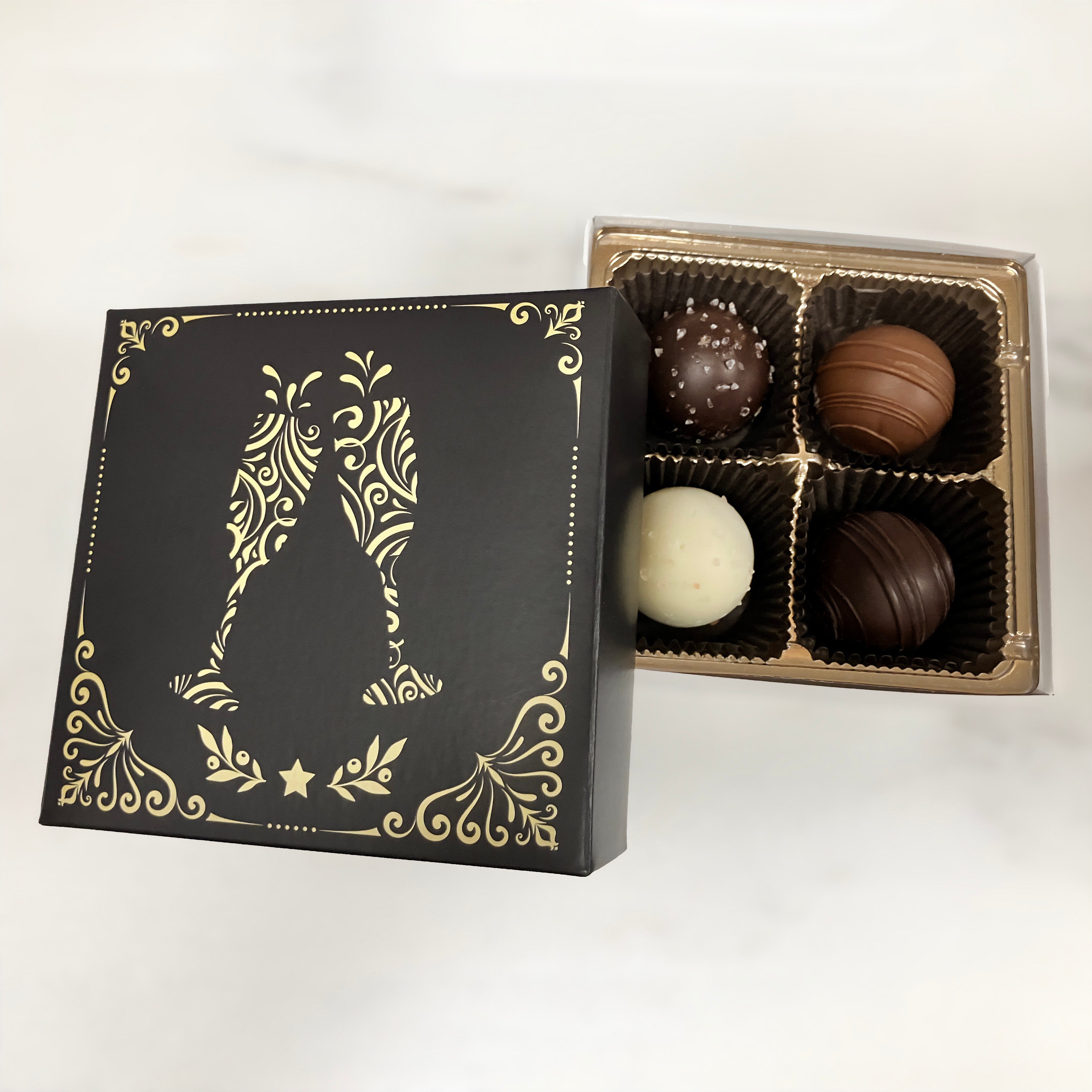 Cheers 4 piece Truffle Gift Box