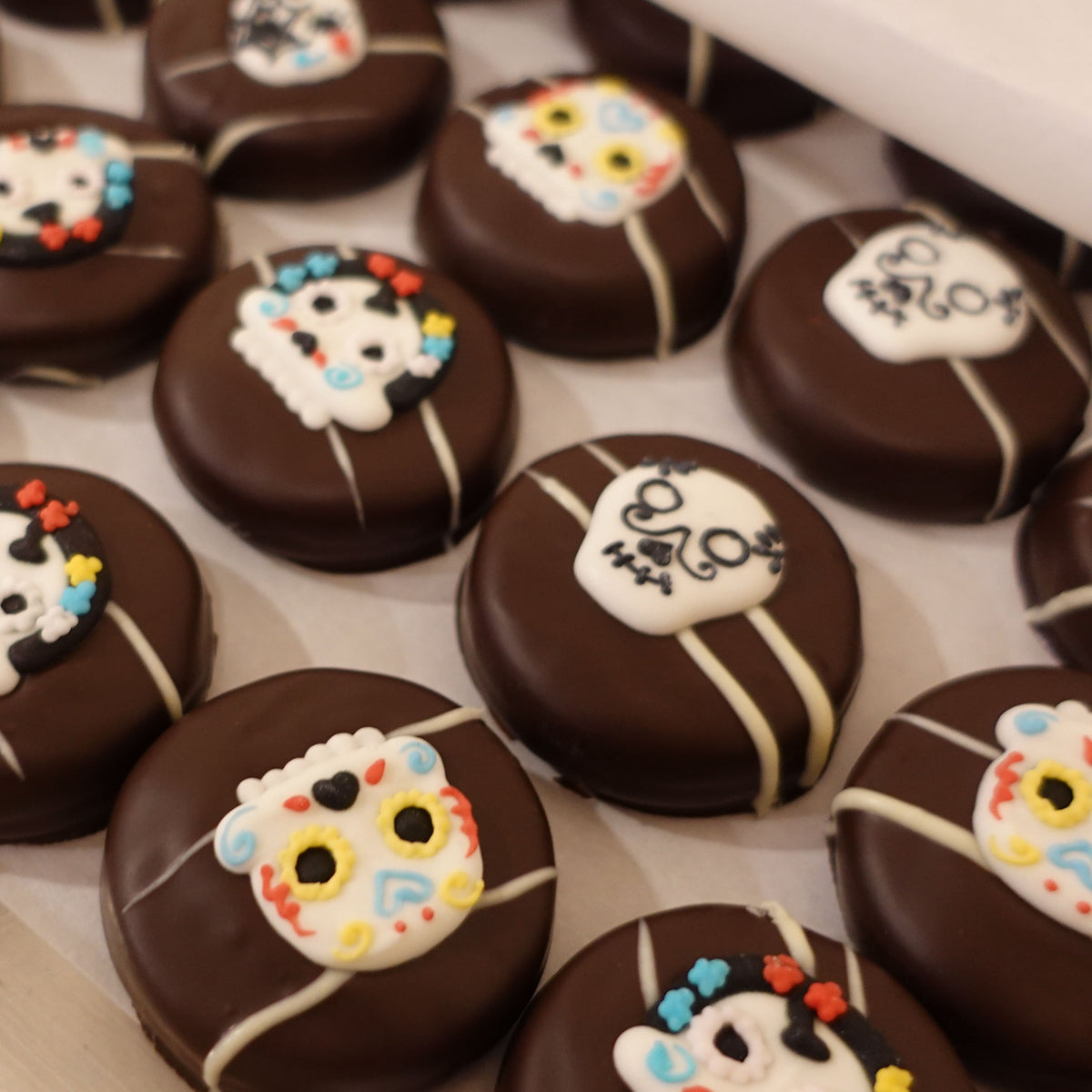 Day of the Dead Chocolate Covered L'Oreos