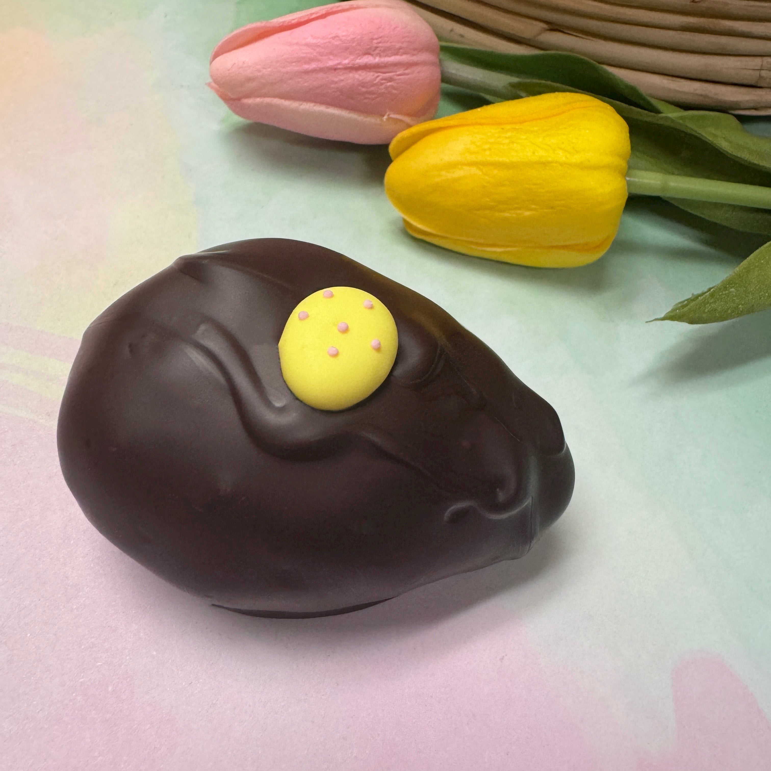 Double Coconut Easter Egg, Dark Chocolate