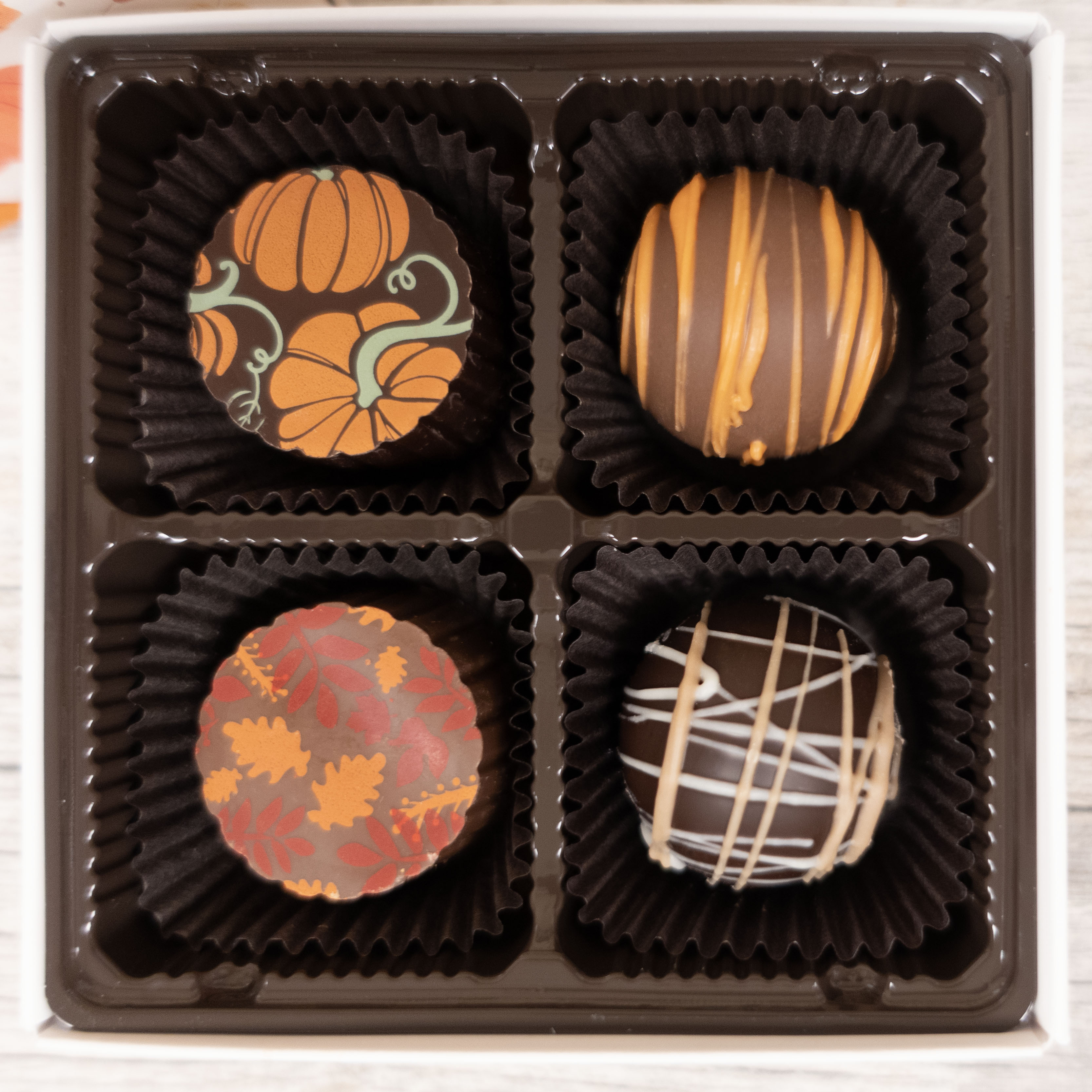 Truffle Fall Halloween Gift Box 4 pc