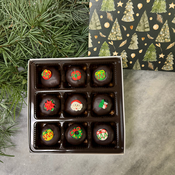 Best Christmas gift-creamy mint-dark chocolate mint patty-holiday decorations