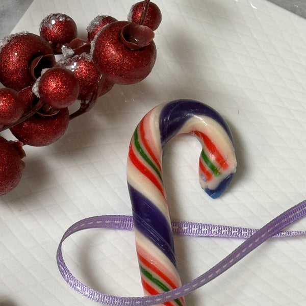 Pomegranate Candy Canes