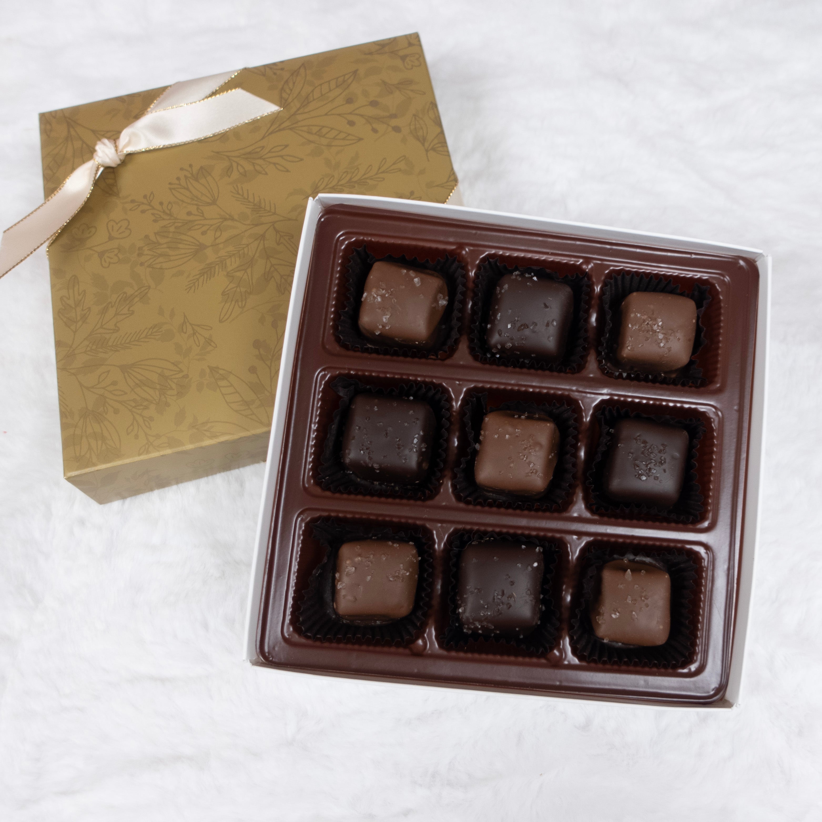 9 piece Assorted Sea Salt Caramels