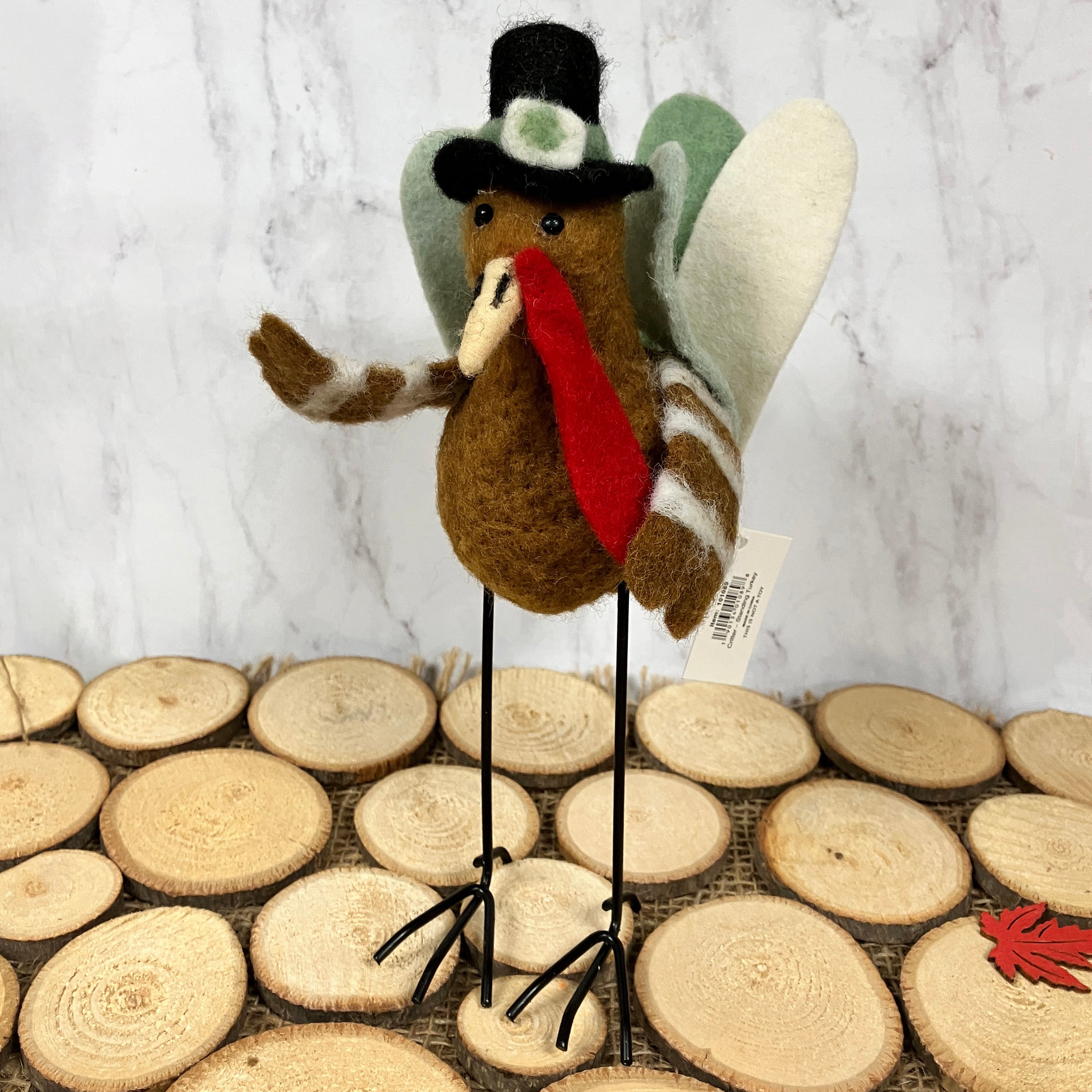 Felted Turkey Thanksgiving Decor