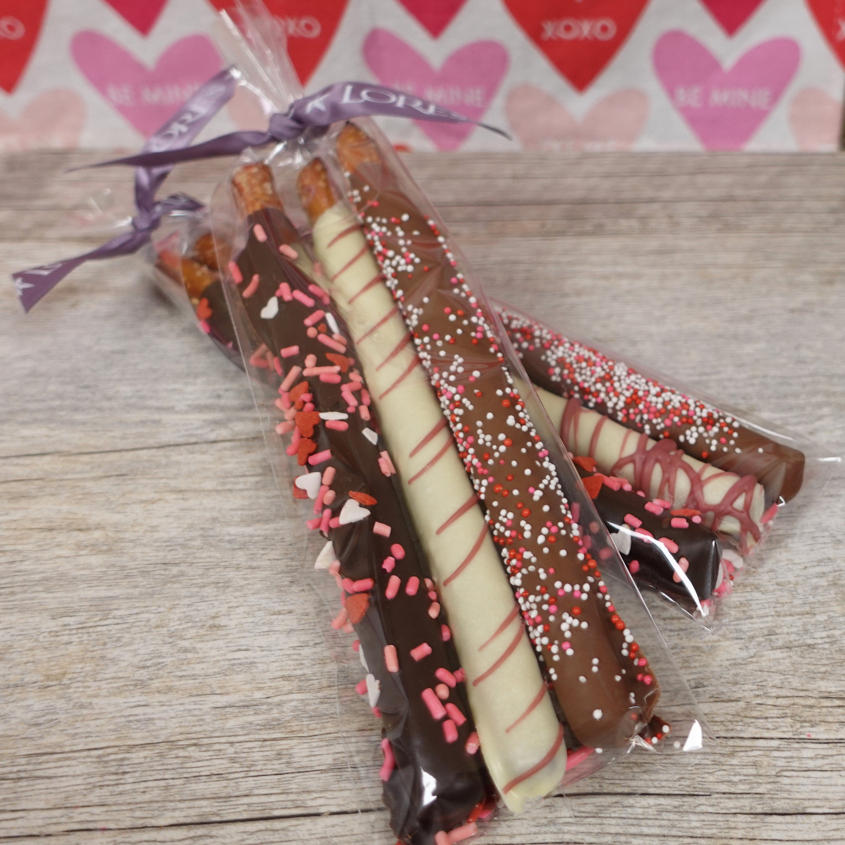 Valentine Pretzel Rods