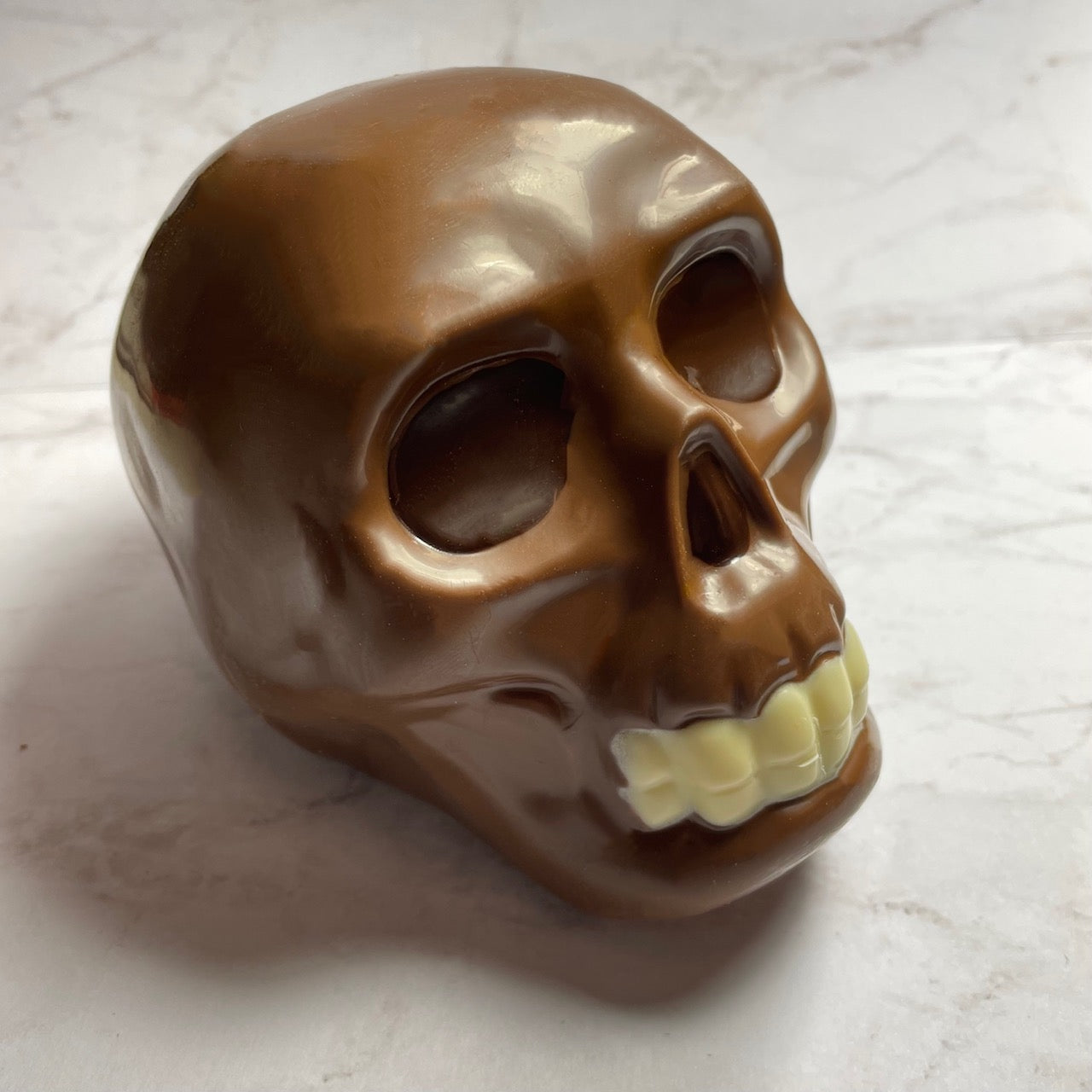 Skull in milk chocolate- chocolate skull