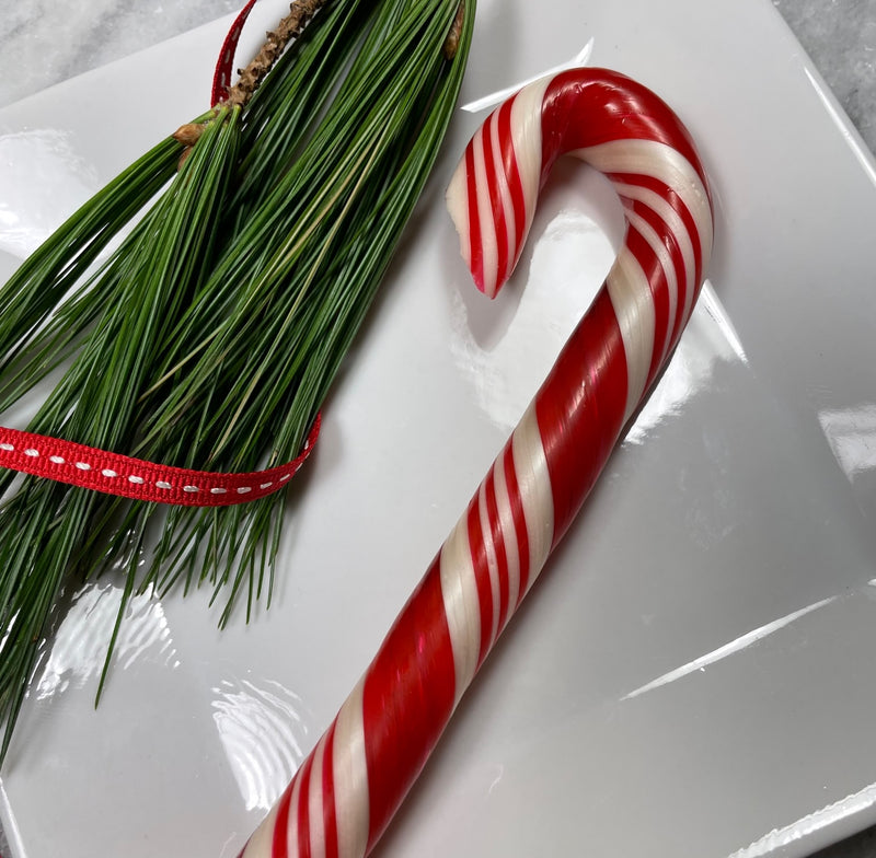 peppermint candy cane -made by hand