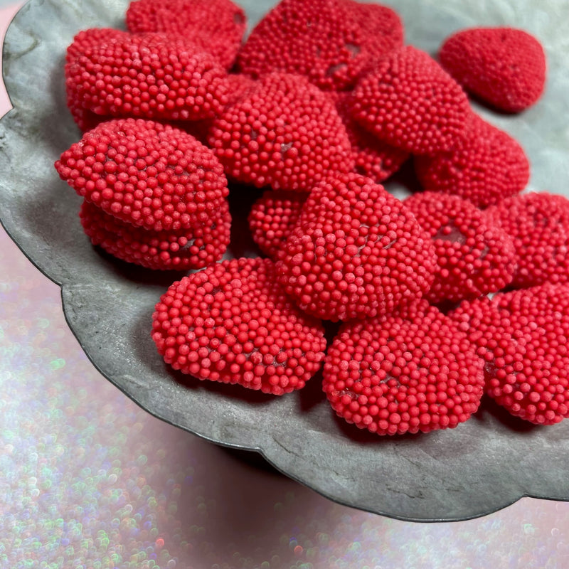 Red Raspberry - tender gummies - heart shaped