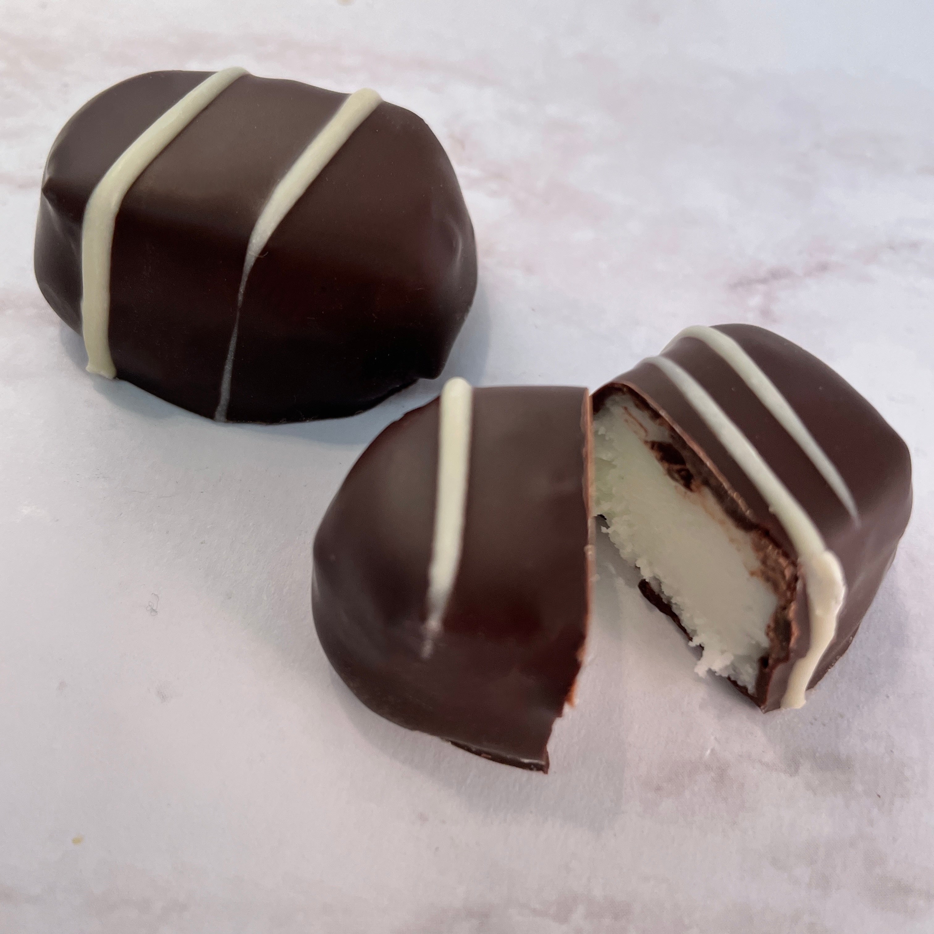 Dark Chocolate Key Lime Pie Creams
