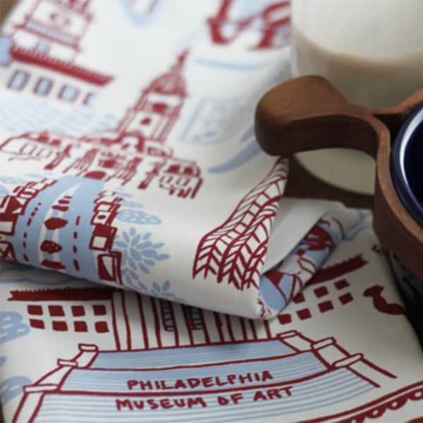 Philadelphia tea towel-Philadelphia landmark