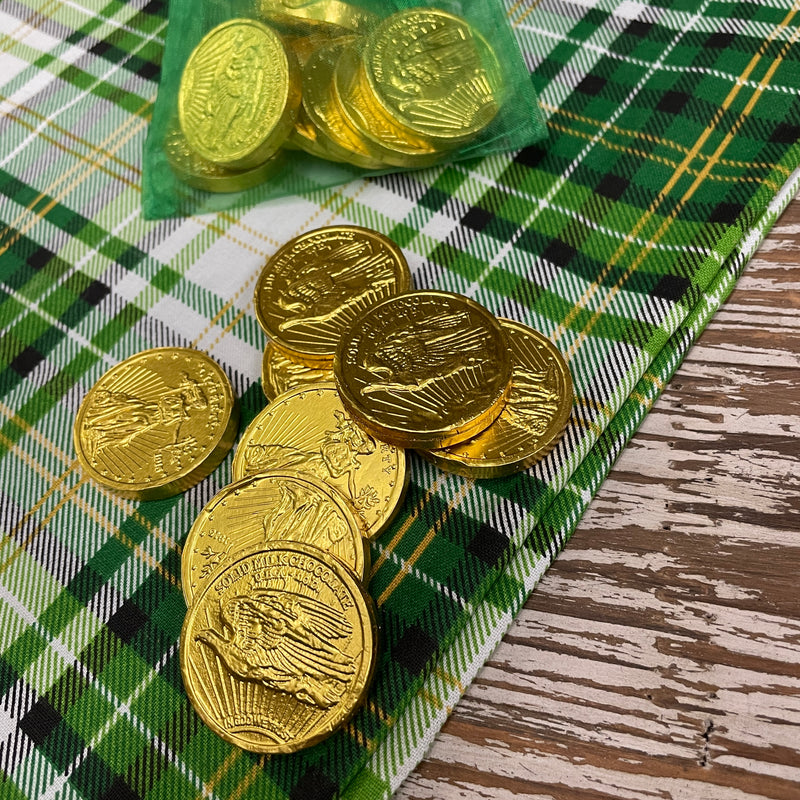 Gold Foiled Coins