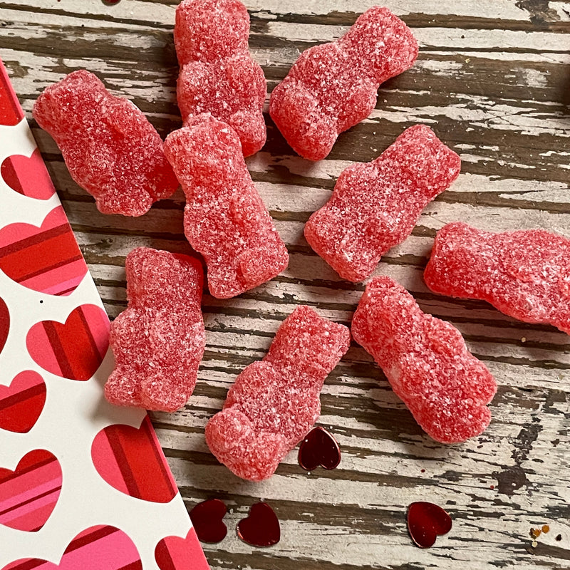 gummy bears hot cinnamon - valentine fun