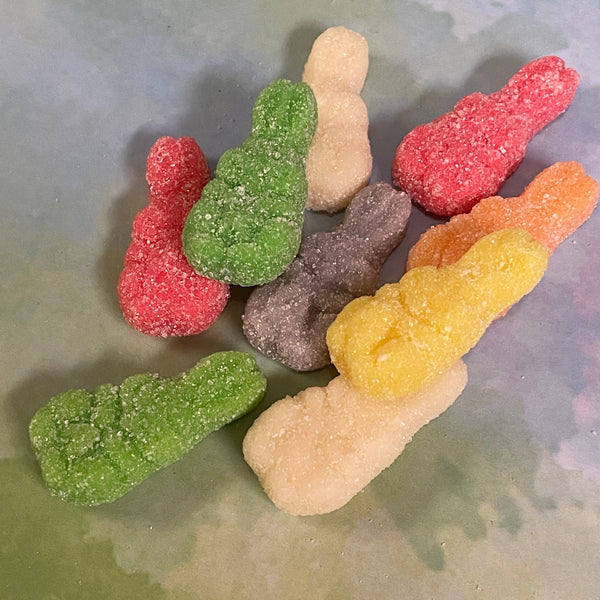 Fruit Flavored Bunnies with a hint of sanded sugar