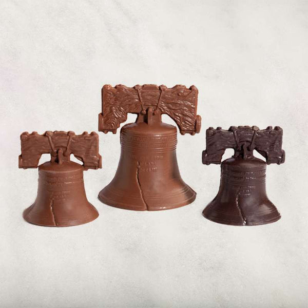 Liberty Bell-three sizes-milk or dark chocolate